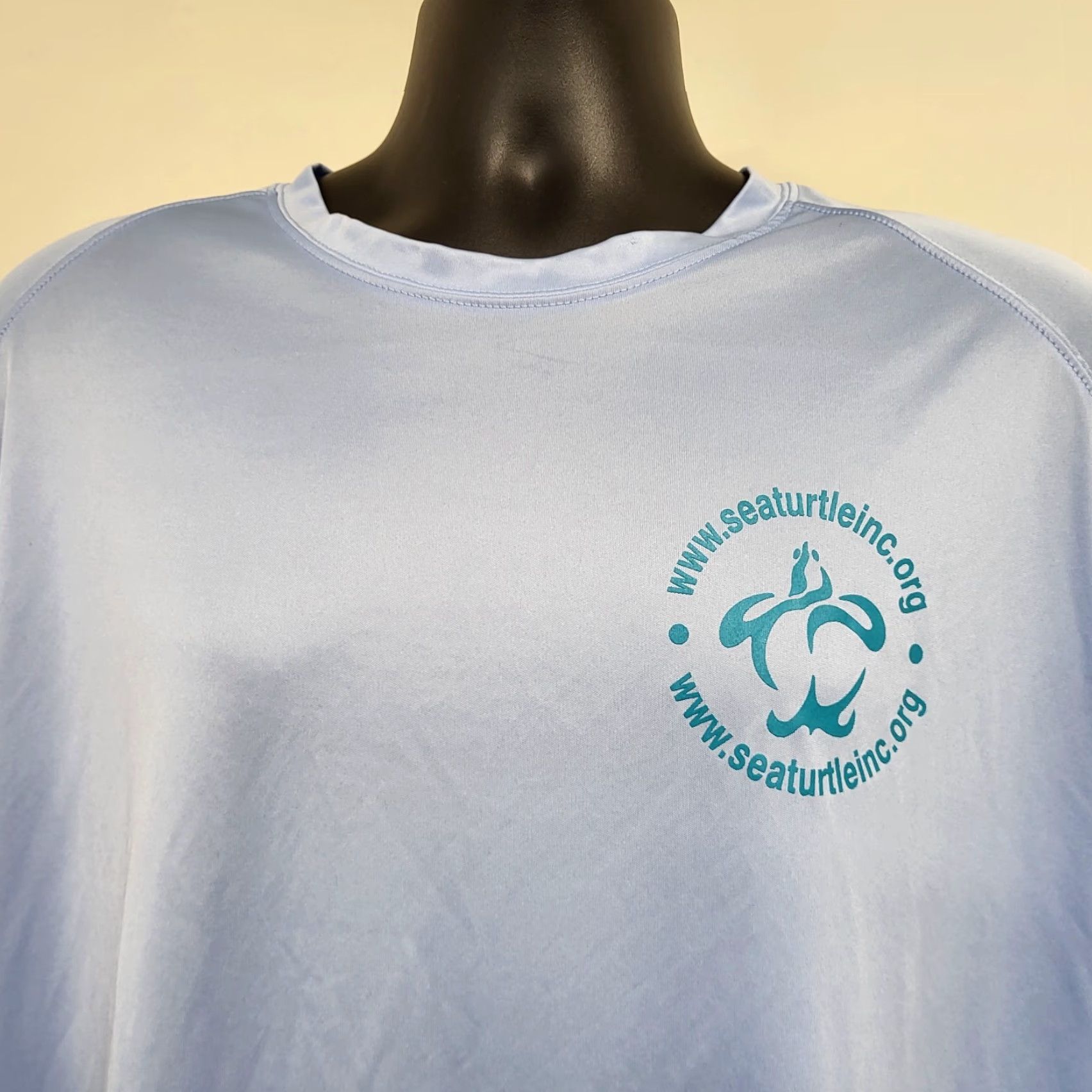 Vintage Sea Turtle Inc Shirt Mens 2XL Blue South Padre Island Texas Performance UPF 50 Size US XXL / EU 58 / 5 - 7 Thumbnail