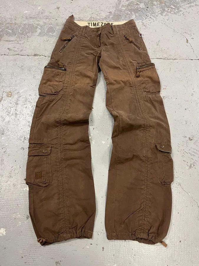 Vintage 2000s Vintage Tactical Brown Cargo Pants Size US 30 / EU 46 - 5 Thumbnail