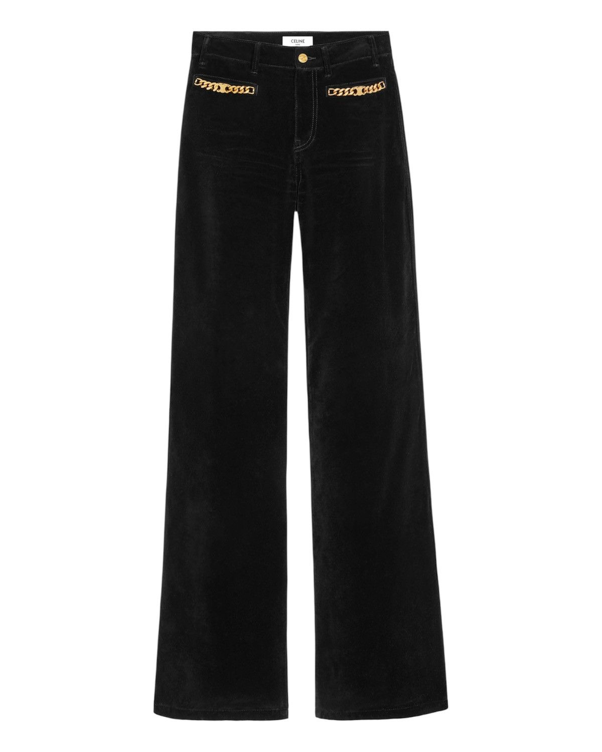 Celine Flare Black Jeans | Grailed