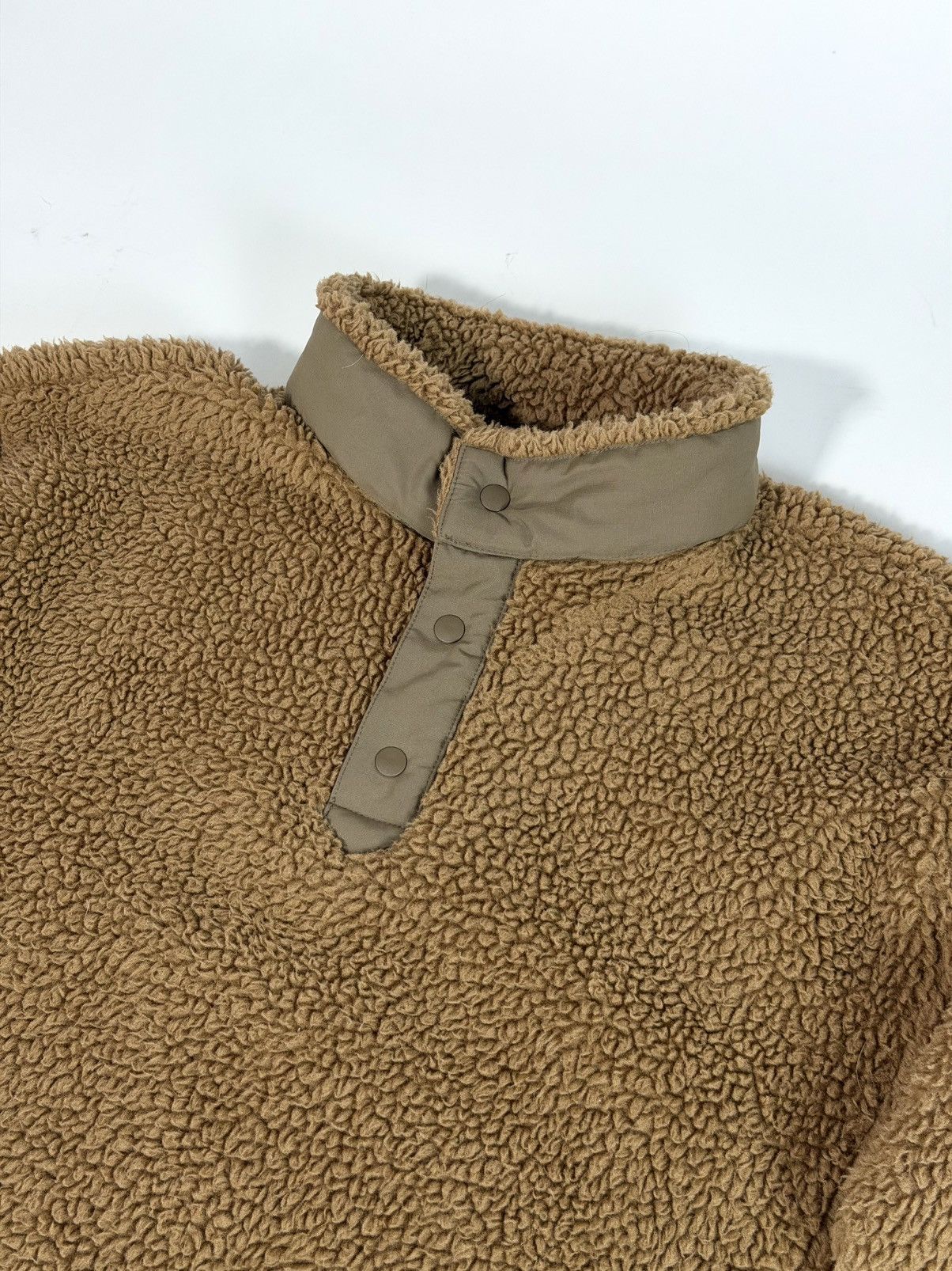 Uniqlo × White Mountaineering Uniqlo White Mountaineering Fleece Snap Sweater Size US M / EU 48-50 / 2 - 2 Thumbnail