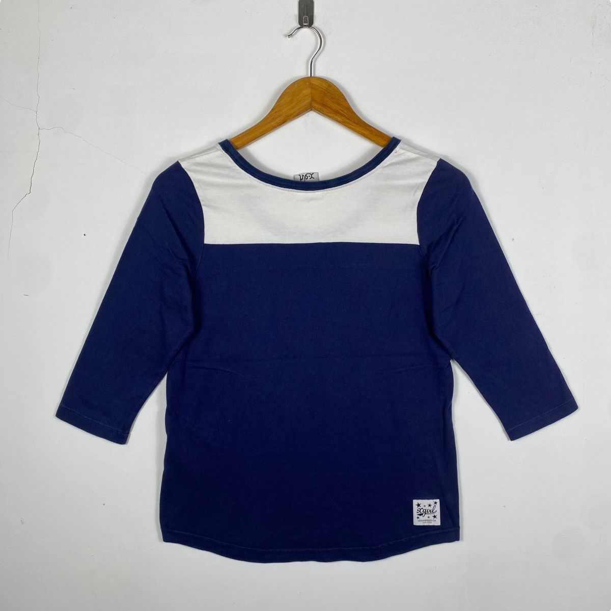 Japanese Brand Japanese Streetwear X-GIRL LEADERS Raglan Women Tops Tee Size S / US 4 / IT 40 - 4 Thumbnail