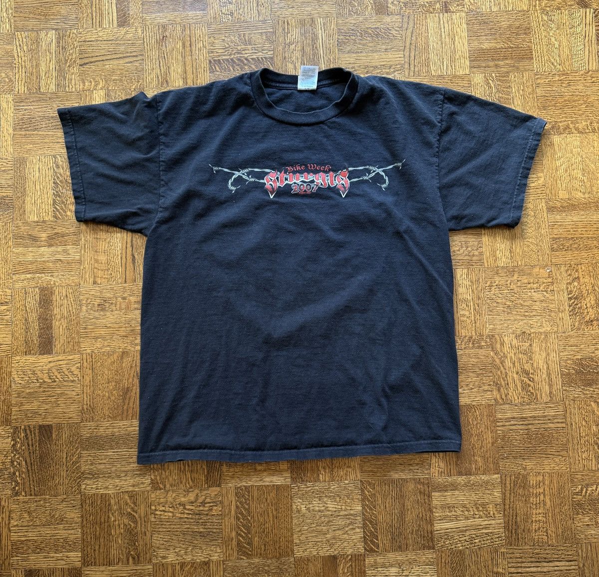 Vintage Vintage Y2K Bike Week Skull Graphic Tee Size US XL / EU 56 / 4 - 2 Thumbnail