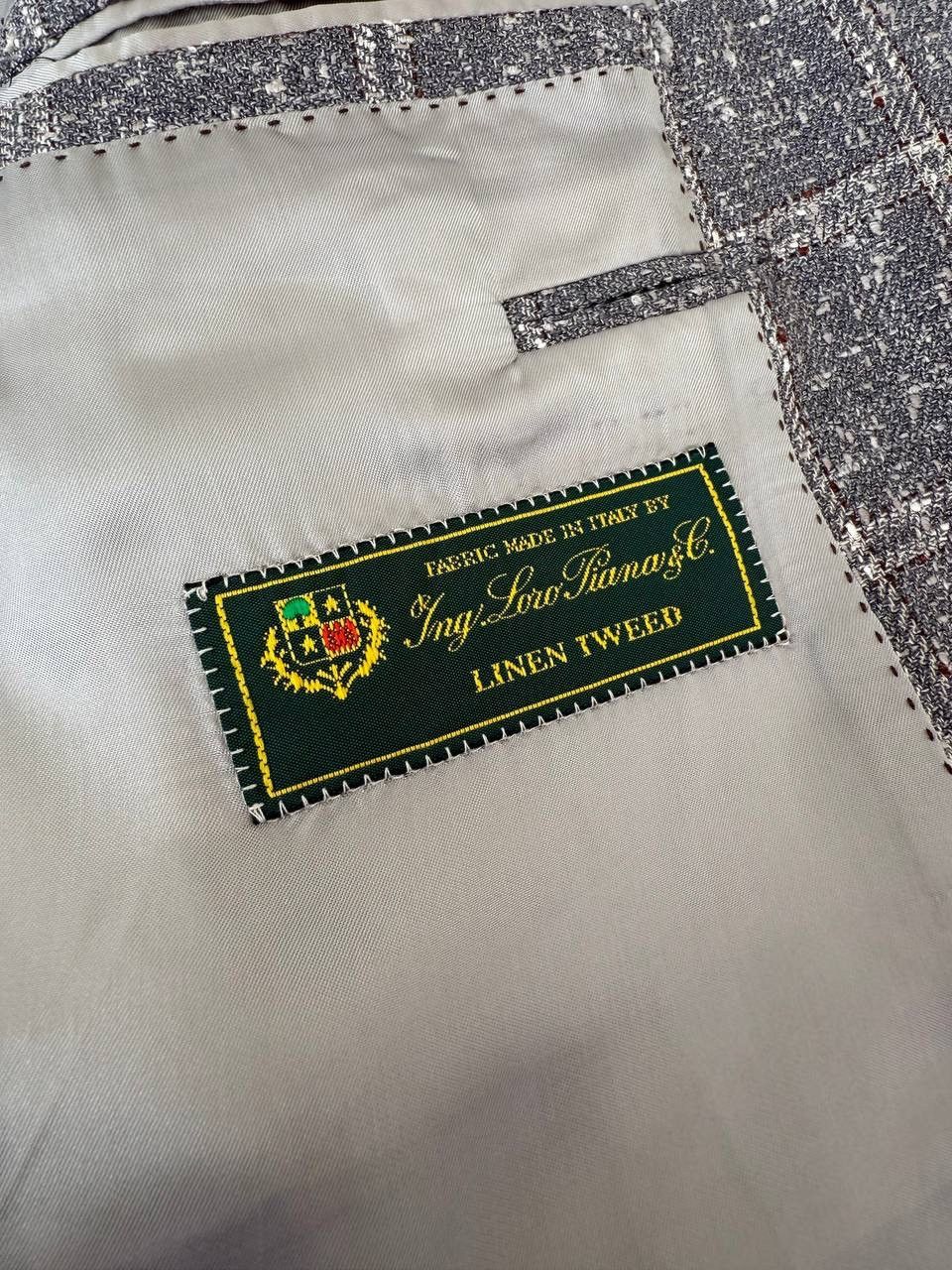 Other Vintage Atelier Dante Fabric by Loro Piana blazer Size 52R - 10 Thumbnail