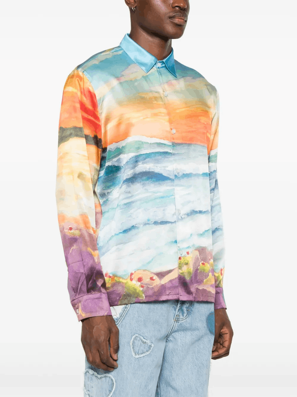 Other Abstract-Print Silk Shirt Size US M / EU 48-50 / 2 - 1 Thumbnail