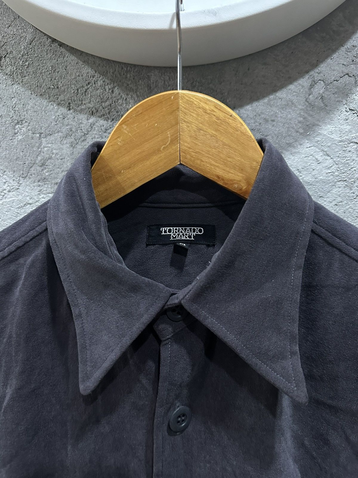 14th Addiction 2000s Tornado Mart - Gothic Black Metallic Shirt Size US M / EU 48-50 / 2 - 3 Thumbnail
