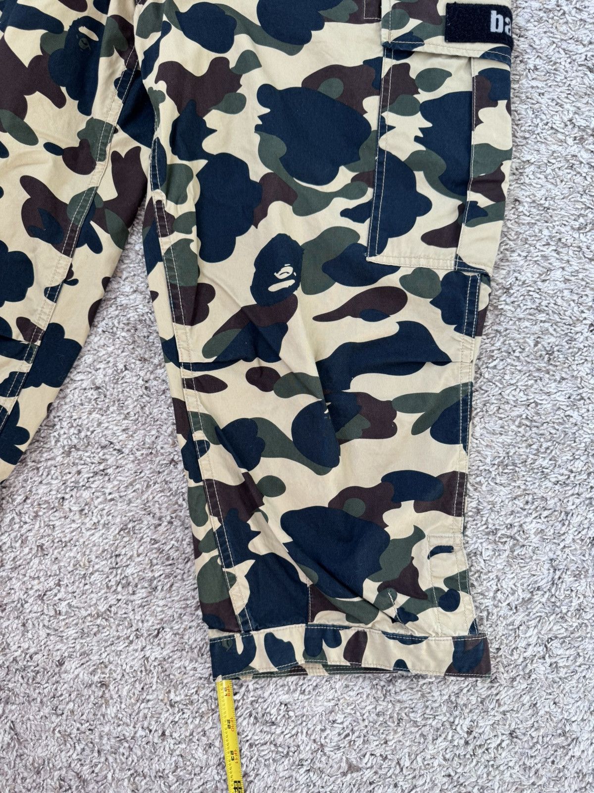 Bape Bape Camo cargo cropped pants XL Size US 36 / EU 52 - 11 Thumbnail