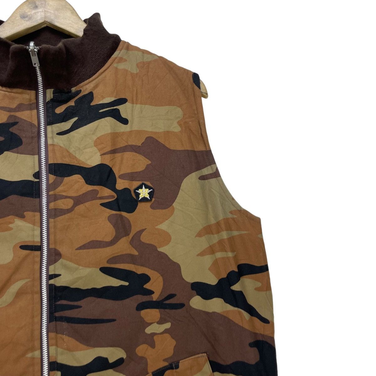 Japanese Brand 💥Haze Hyperformance Reversible Camo Padded Vest Jacket Size US M / EU 48-50 / 2 - 4 Thumbnail
