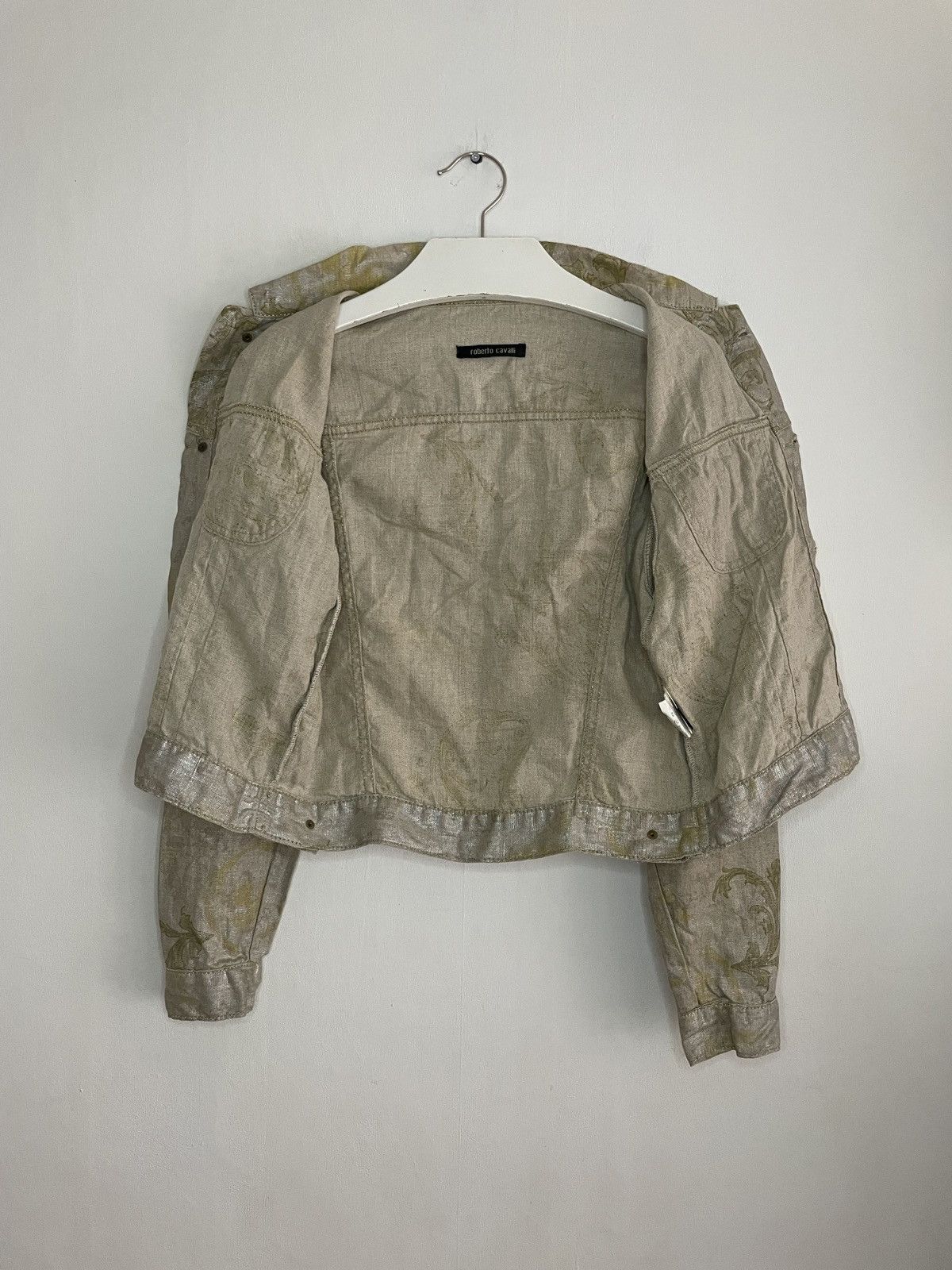 Just Cavalli × Roberto Cavalli × Vintage Roberto Cavalli Vintage Pattern Print Jacket Size S / US 4 / IT 40 - 5 Thumbnail