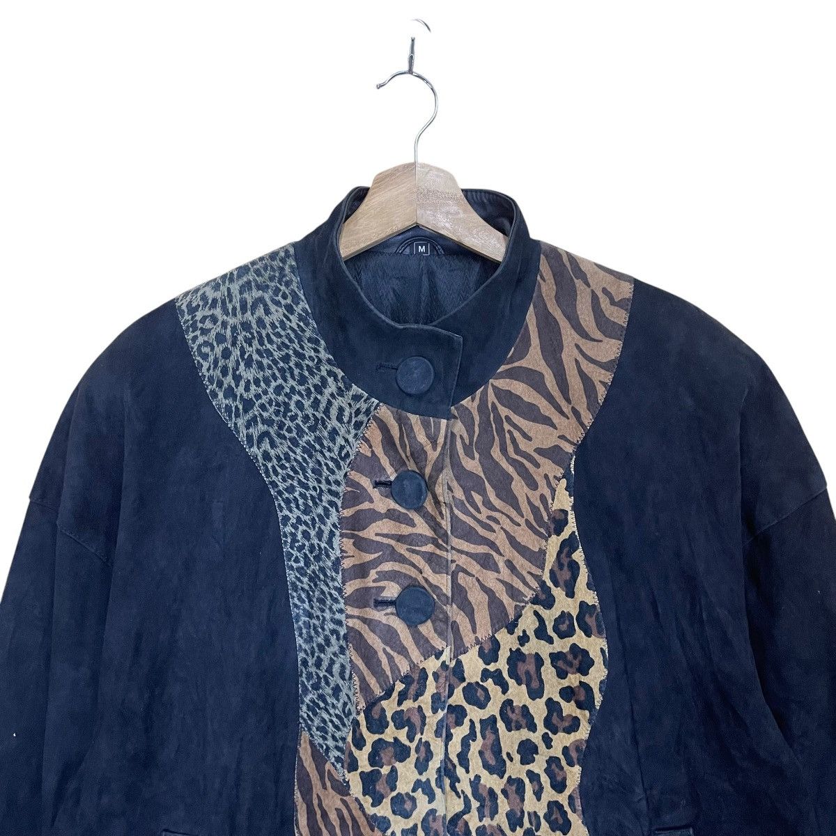 Japanese Brand Vintage 90s Patina Tokyo Fur Hybrid Leather Jacket Size US L / EU 52-54 / 3 - 4 Thumbnail