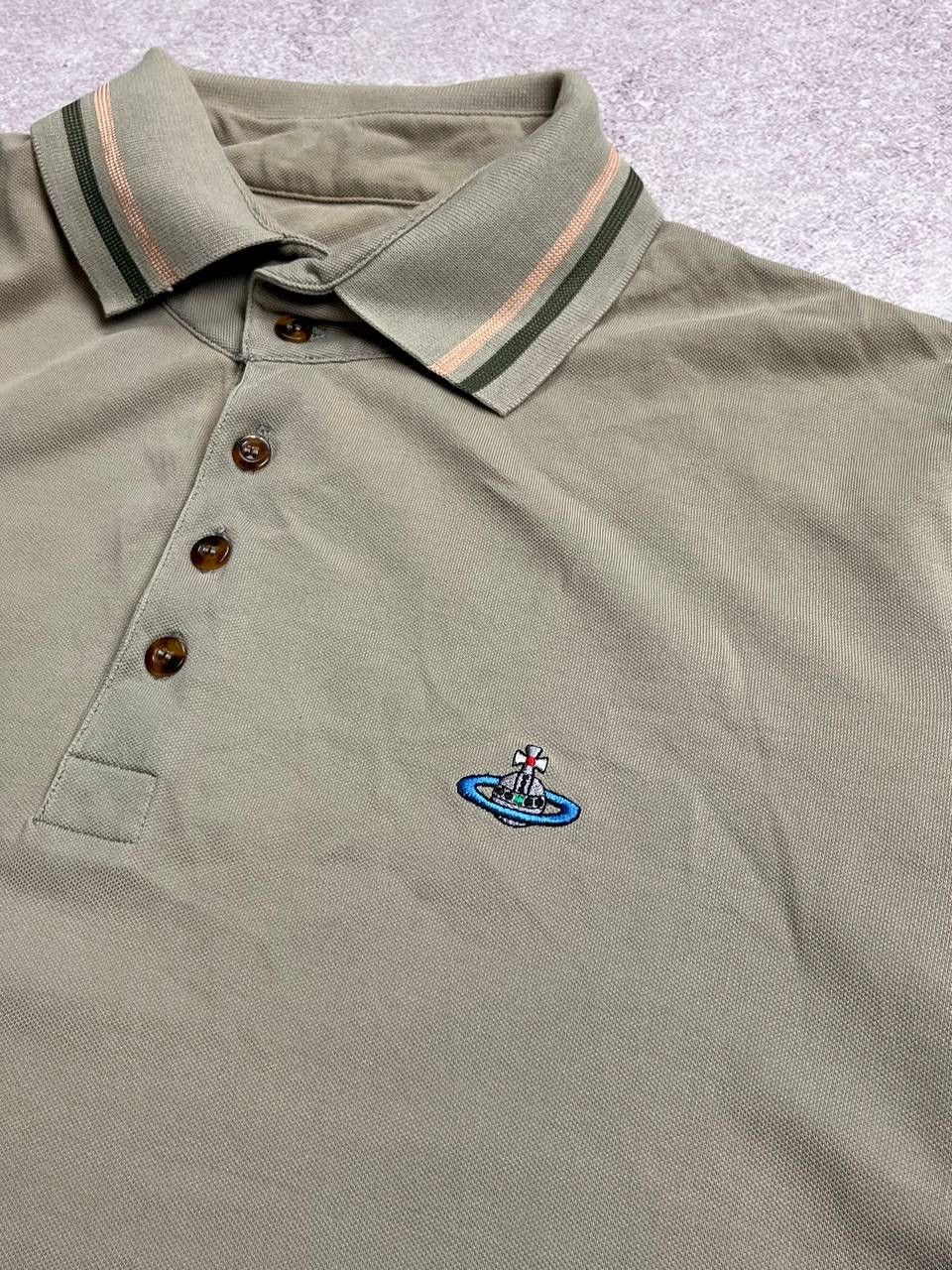 Vintage Vintage Vivienne Westwood Orb Saturn Logo Polo Shirt XL Size US XL / EU 56 / 4 - 5 Thumbnail