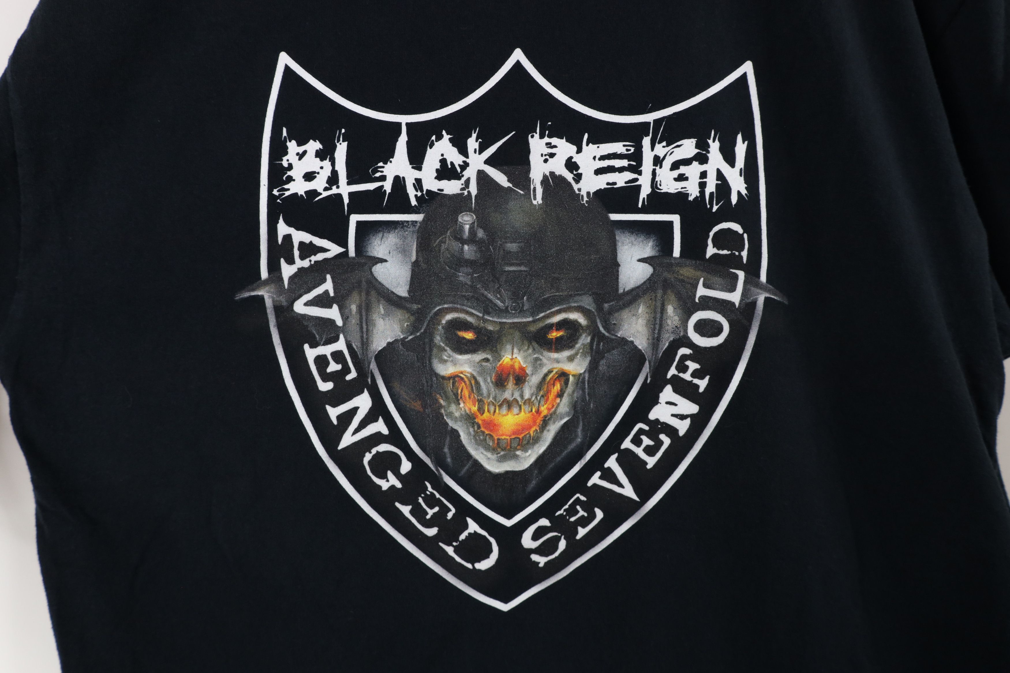 Vintage Retro Black Reign Avenged Sevenfold Band T-Shirt Black Size US XL / EU 56 / 4 - 4 Thumbnail