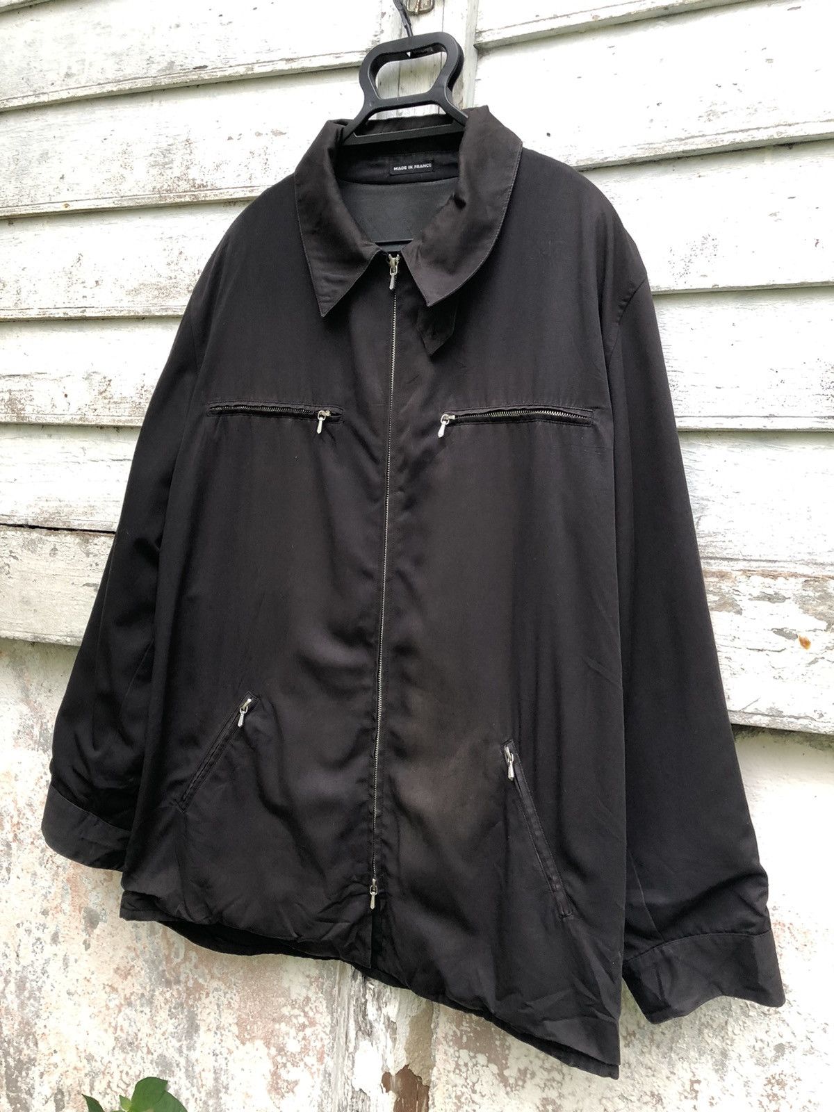 トップス 90s agnes b. HOMME riri zip zip shirt 90s agnes b. HOMME riri zip zip shirts Vintage Agnes B. Homme