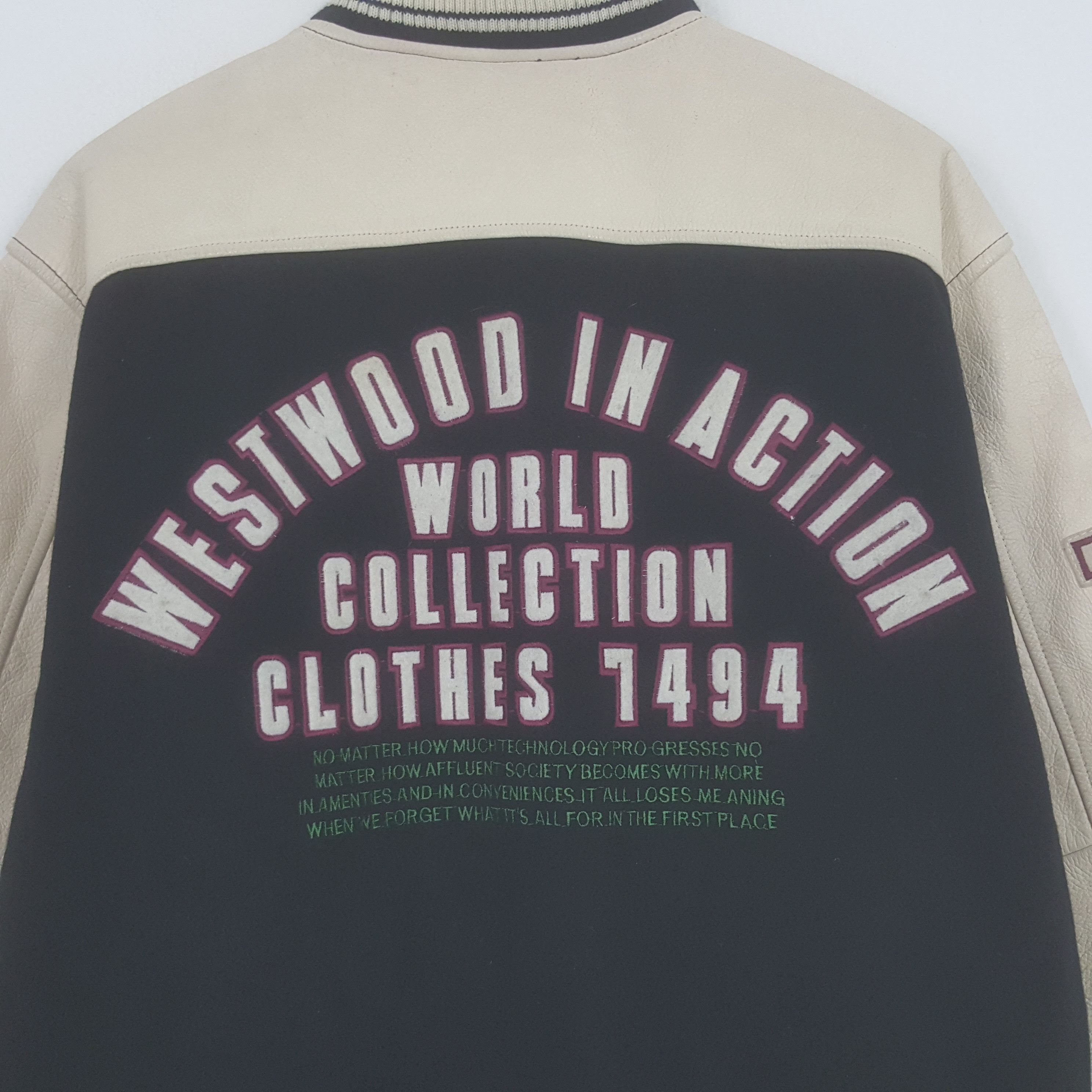 Vintage Vintage Westeood In Action Varsity Jacket Size US L / EU 52-54 / 3 - 2 Thumbnail