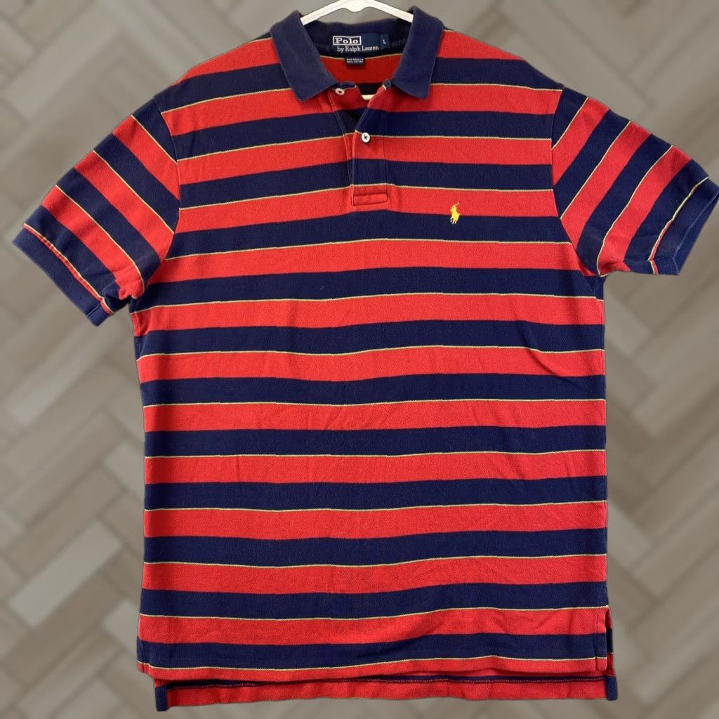Polo Ralph Lauren Ralph Lauren Polo Shirt Men's Slim Fit Short Sleeve Cotton Classic Collar MultiColor 2020s Casual Golf Tennis Size US L / EU 52-54 / 3 - 1 Thumbnail