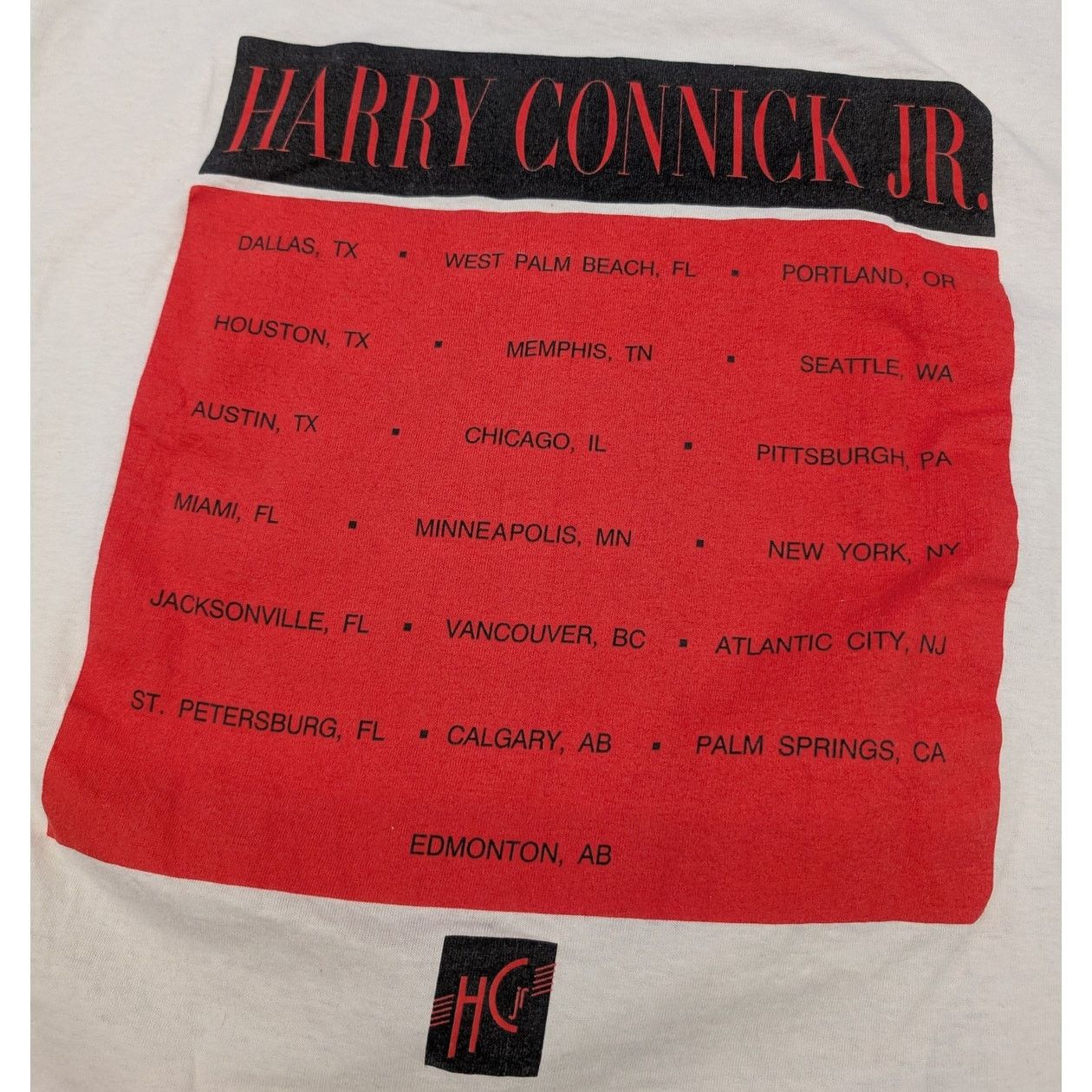 Brockum × Vintage Vintage 1990 Harry Connick Jr tour t-shirt Size US XL / EU 56 / 4 - 5 Thumbnail