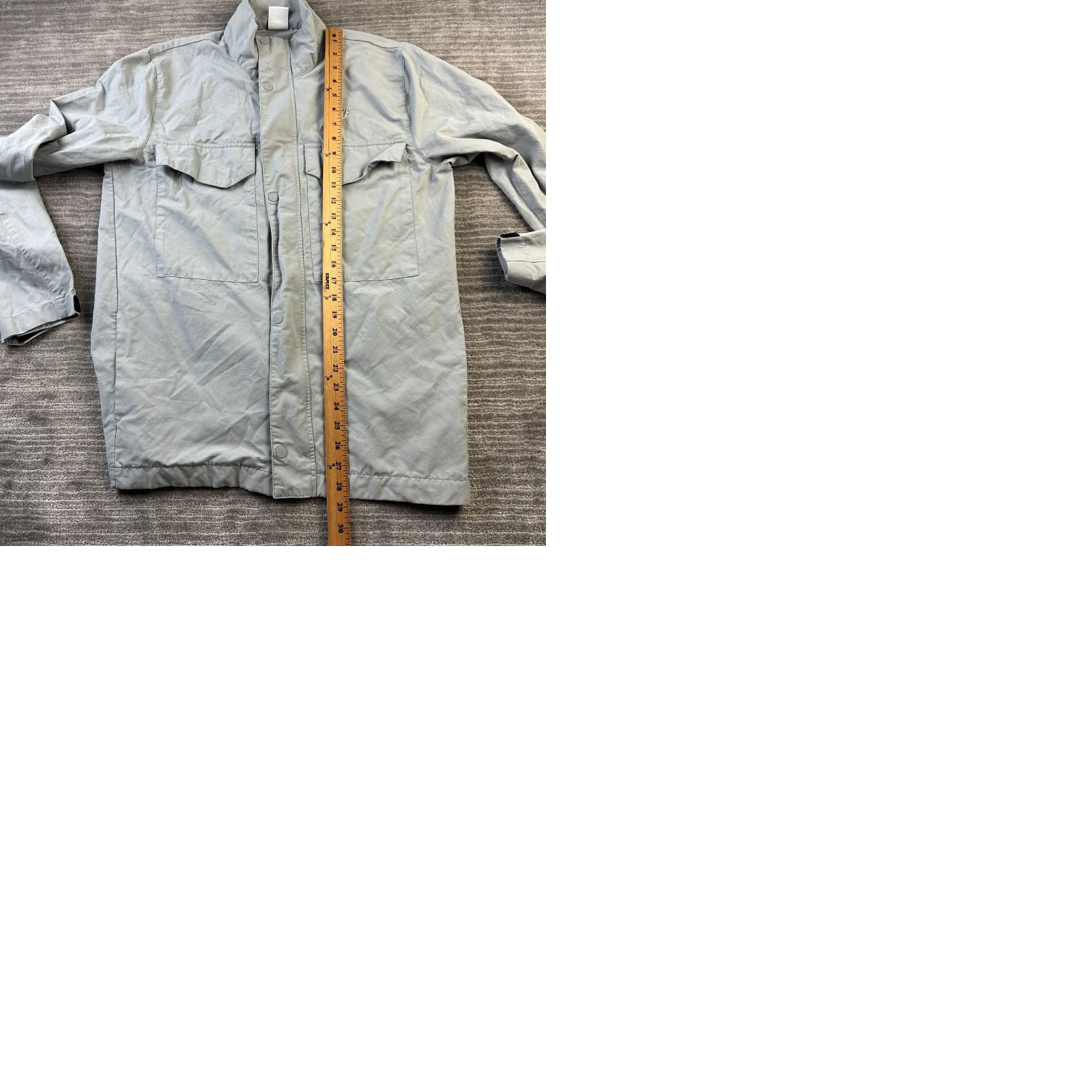 Nike Nike Jacket Mens Medium Gray Full Zip M65 Military Cargo Utility Windbreaker Regular Size US M / EU 48-50 / 2 - 9 Thumbnail