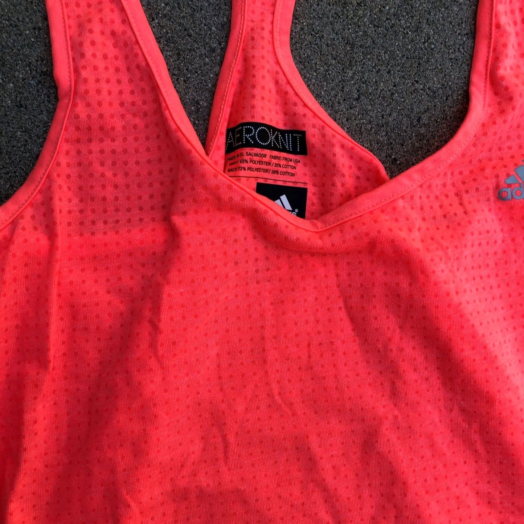Adidas ADIDAS Aeroknit CC Tank Top Women's MEDIUM Climacool Orange S10931 Brand New Size M / US 6-8 / IT 42-44 - 4 Thumbnail