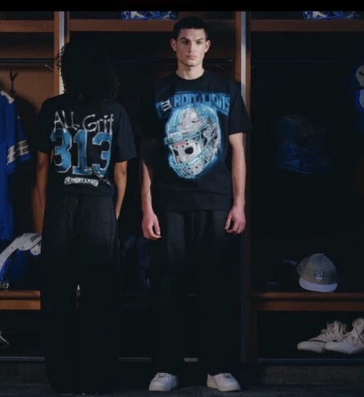 Eminem Eminem x Detroit Lions Capsule All Grit 313 Black T-Shirt M Size US M / EU 48-50 / 2 - 1 Thumbnail