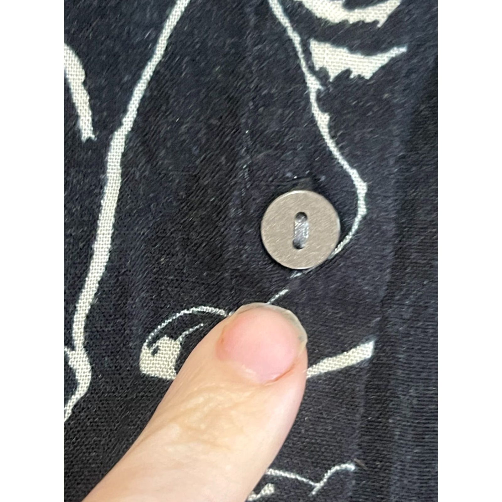 Vintage VINTAGE? Jane + Delancey Shirt Women’s XL-XXL? Black White Cheetah Print Button Up Size XXL / US 16-18 / IT 52-54 - 5 Thumbnail