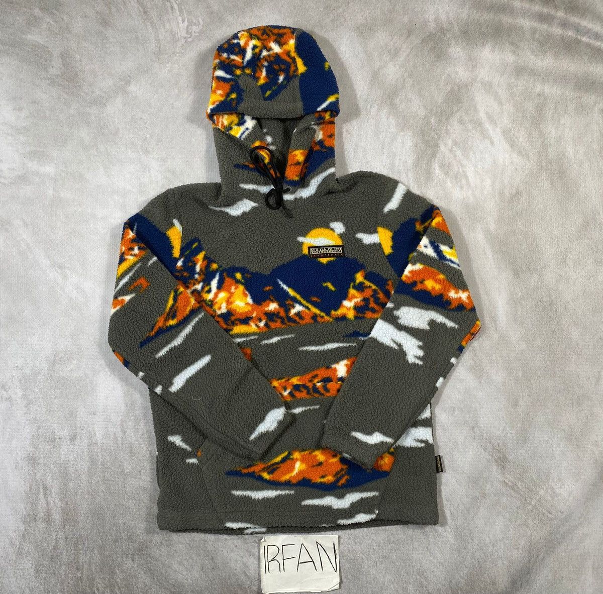 Napapijri Fleece hoodie napapijri AOP Size US L / EU 52-54 / 3 - 1 Thumbnail