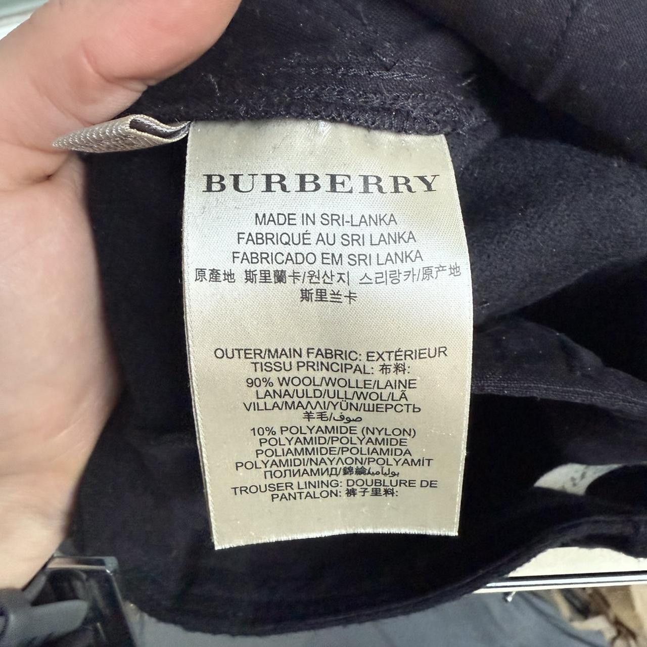 Burberry Burberry Pure Wool Trousers Cargo Black Size US 36 / EU 52 - 6 Thumbnail