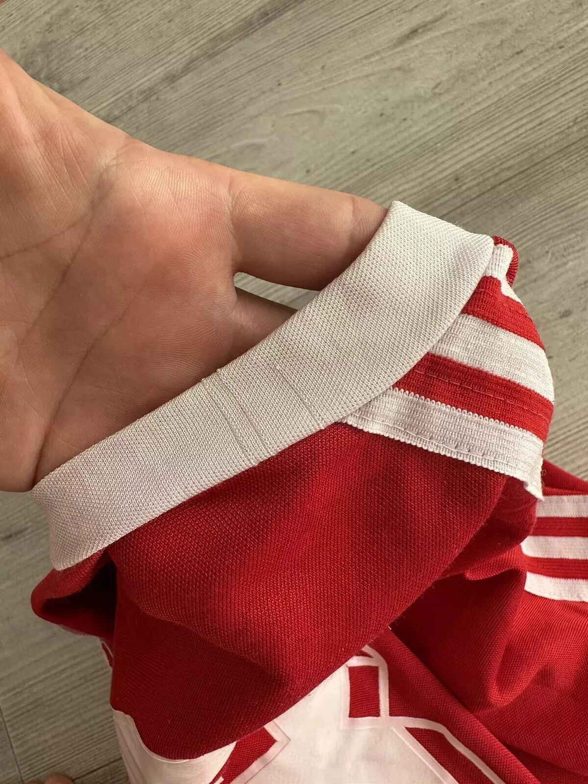 Adidas VINTAGE 1980s ADIDAS BAYERN TEMPLATE SHIRT SOCCER GERMANY Size US M / EU 48-50 / 2 - 11 Thumbnail