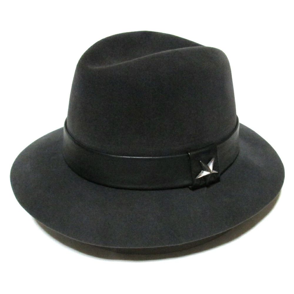 Yohji Yamamoto POUR HOMME Silver Star Wool Hat