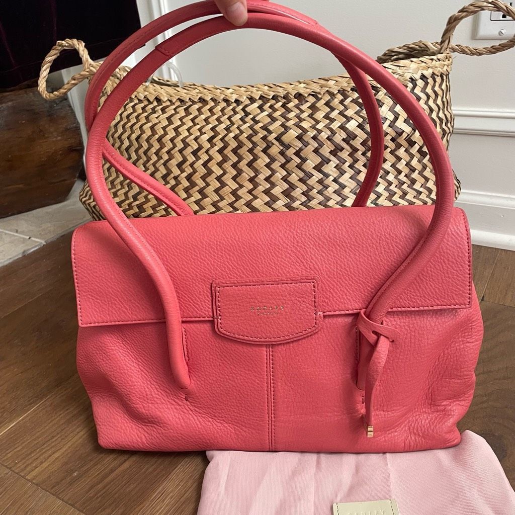 Other Radley London Pebble Leather Shoulder Bag Burnham Beeches Coral Pink Size ONE SIZE - 2 Thumbnail