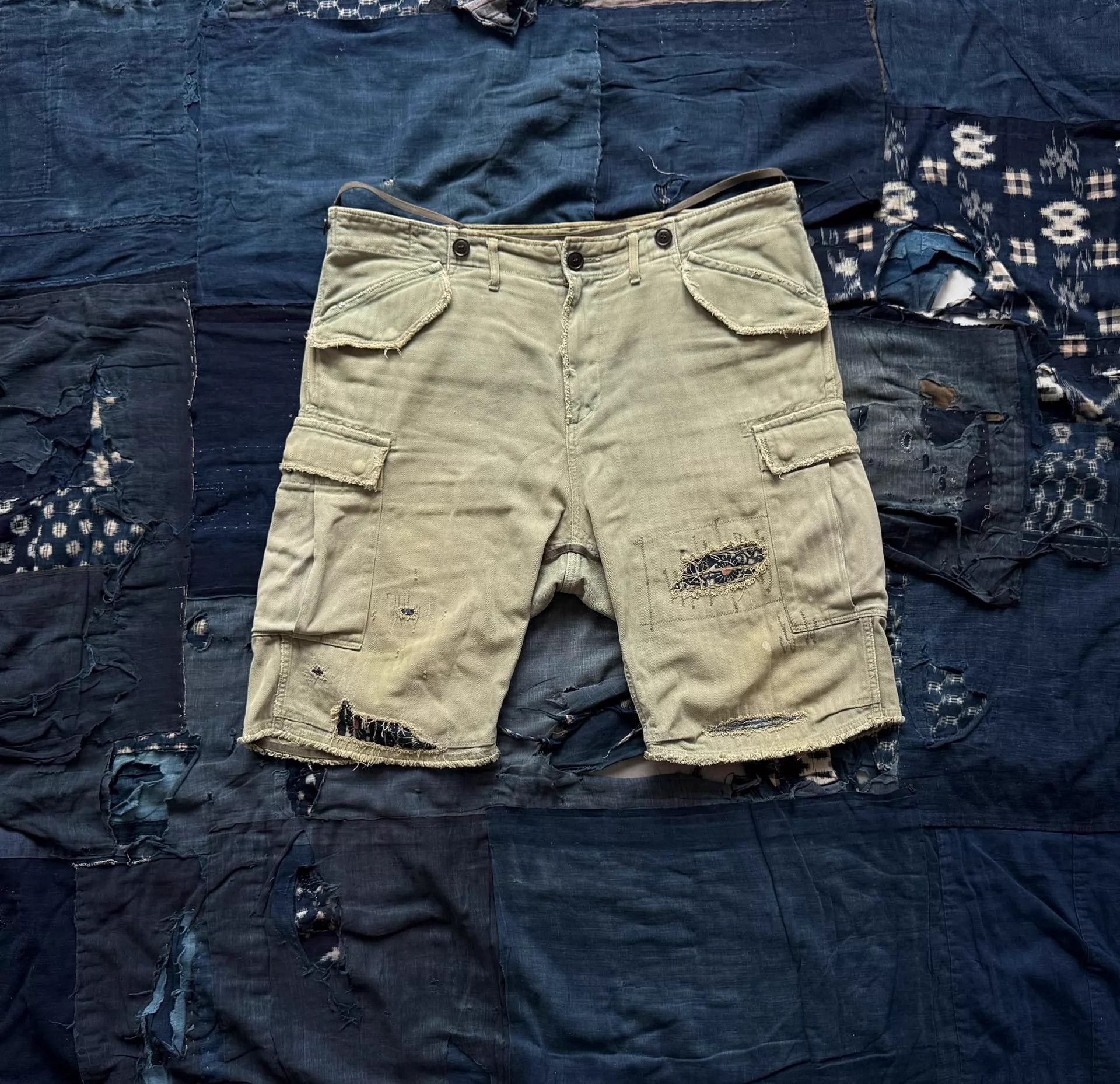 Visvim VISVIM 20SS ICT JUMBO EIGER SHORTS ltgreen 4 Size US 36 / EU 52 - 1 Thumbnail