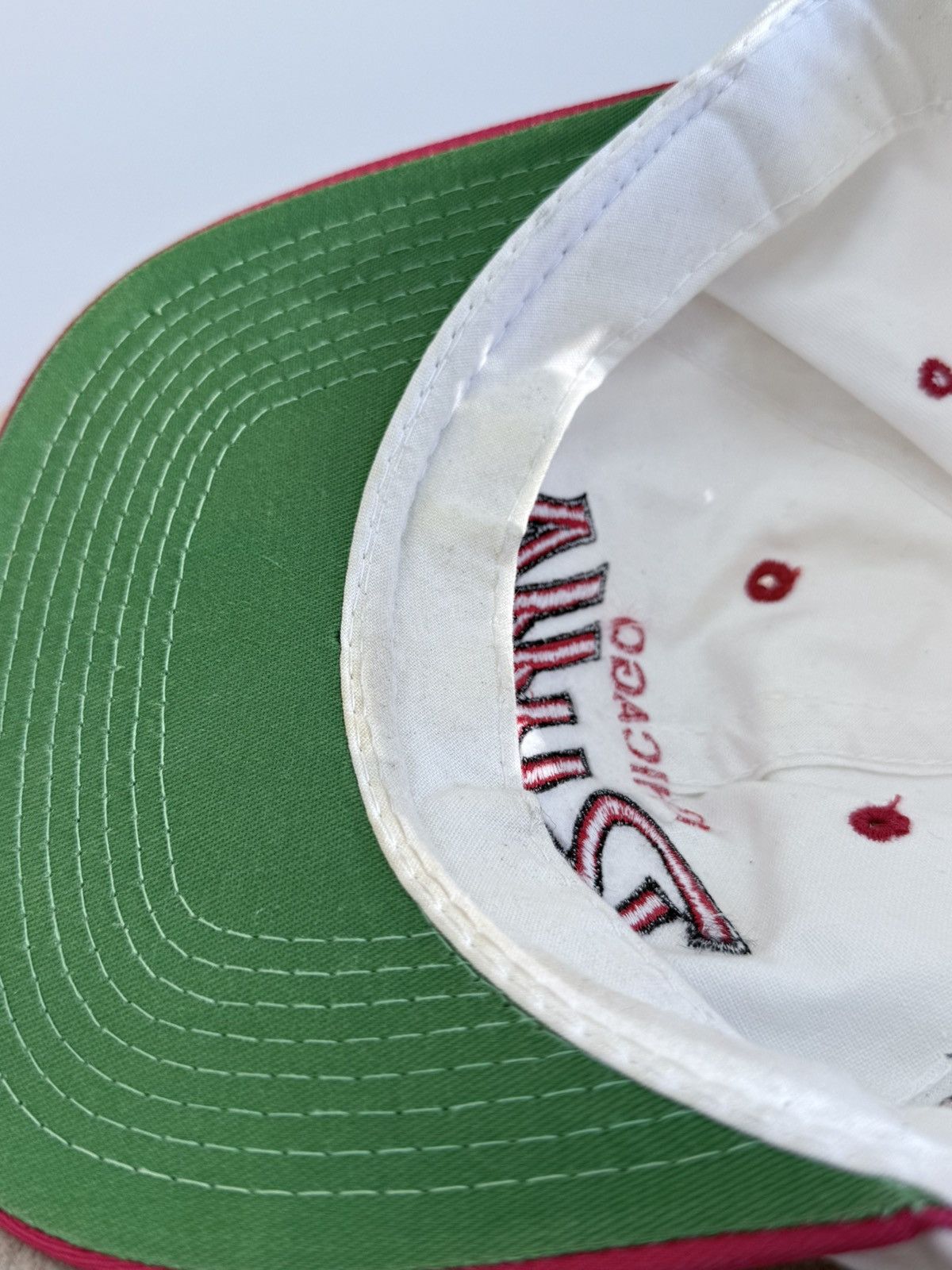 NBA Vintage 90s Chicago Bulls NBA Snapback Cap Hat Size ONE SIZE - 9 Thumbnail