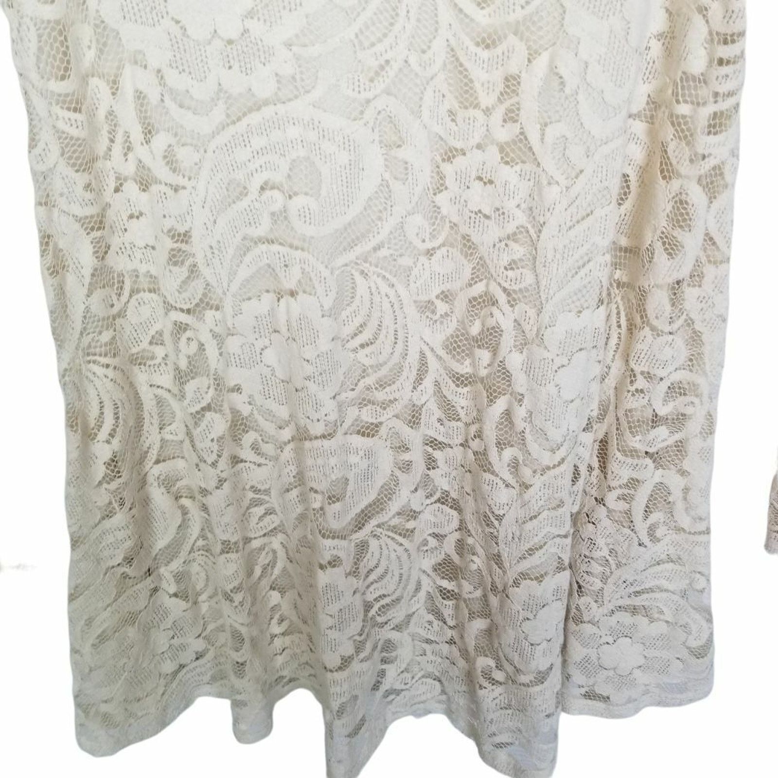 Show Me Your MuMu Show Me Your Mumu Womens Lace Top Size S Floral Hippie Boho Size S / US 4 / IT 40 - 3 Thumbnail