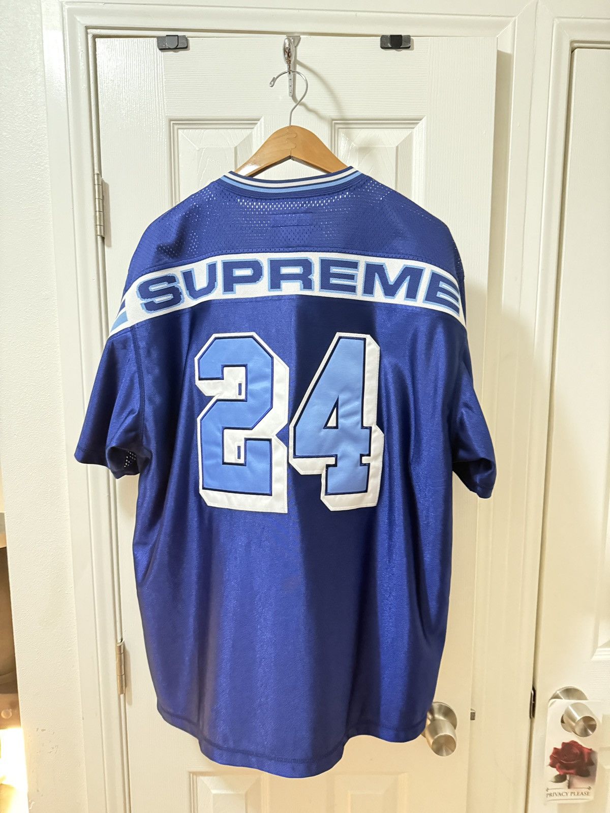 シャツ Supreme Spiderweb Football Jersey Navy S Buy Supreme Spiderweb Football Jersey 'Navy' - SS24KN63 NAVY
