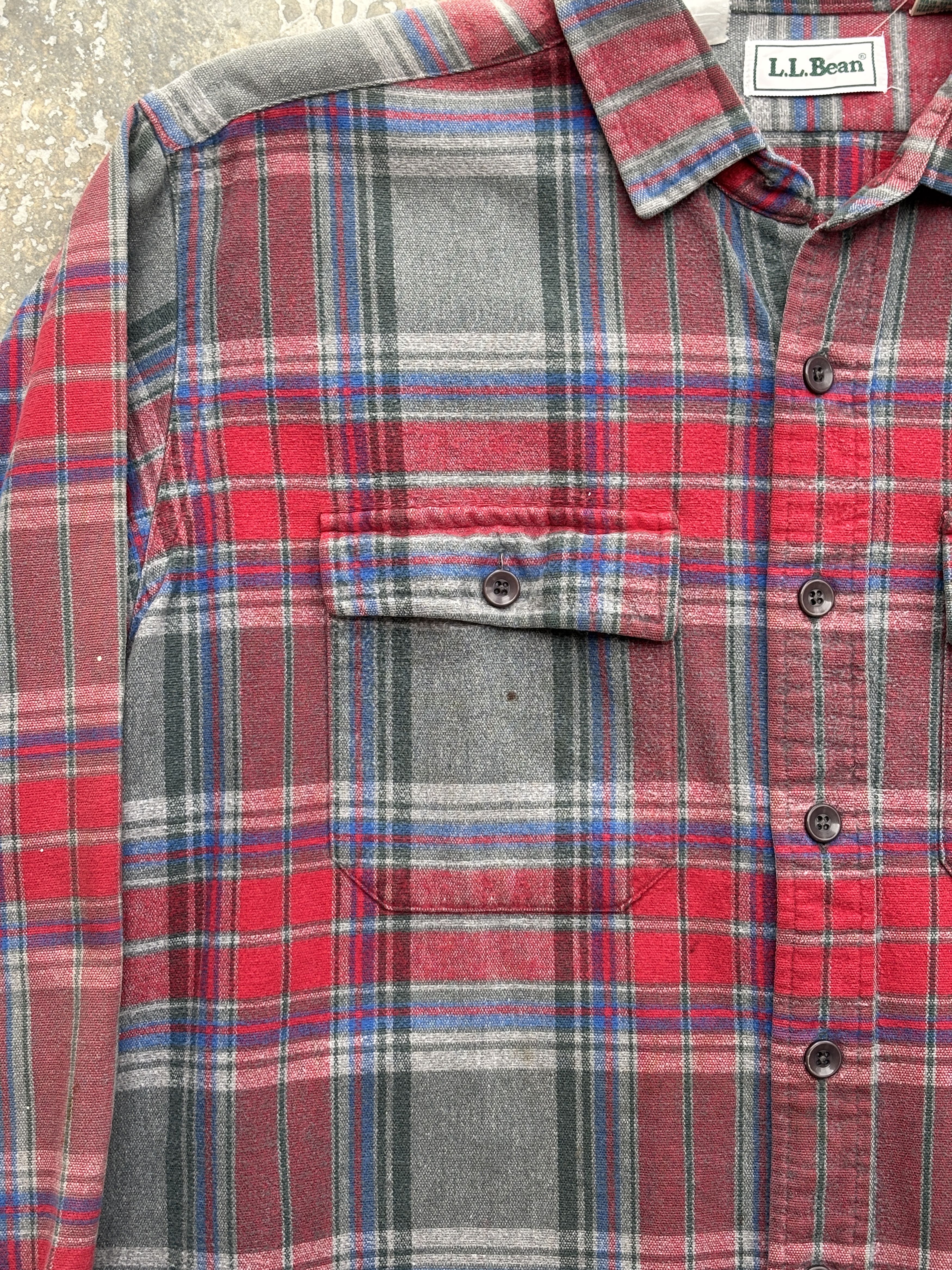 L.L. Bean L.L. Bean Checkered Red Rare Vintage Button Up Shirt Size US L / EU 52-54 / 3 - 4 Thumbnail