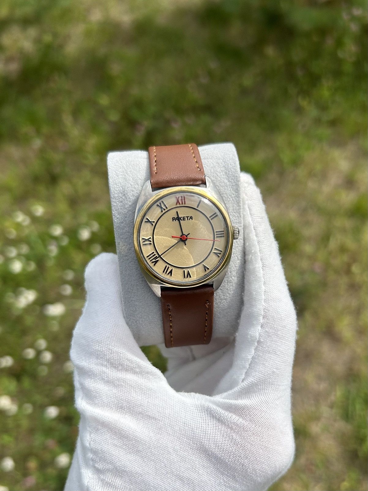 Vintage Vintage Watch Raketa Soviet USSR Mechanical Authentic 1980s Size ONE SIZE - 1 Thumbnail