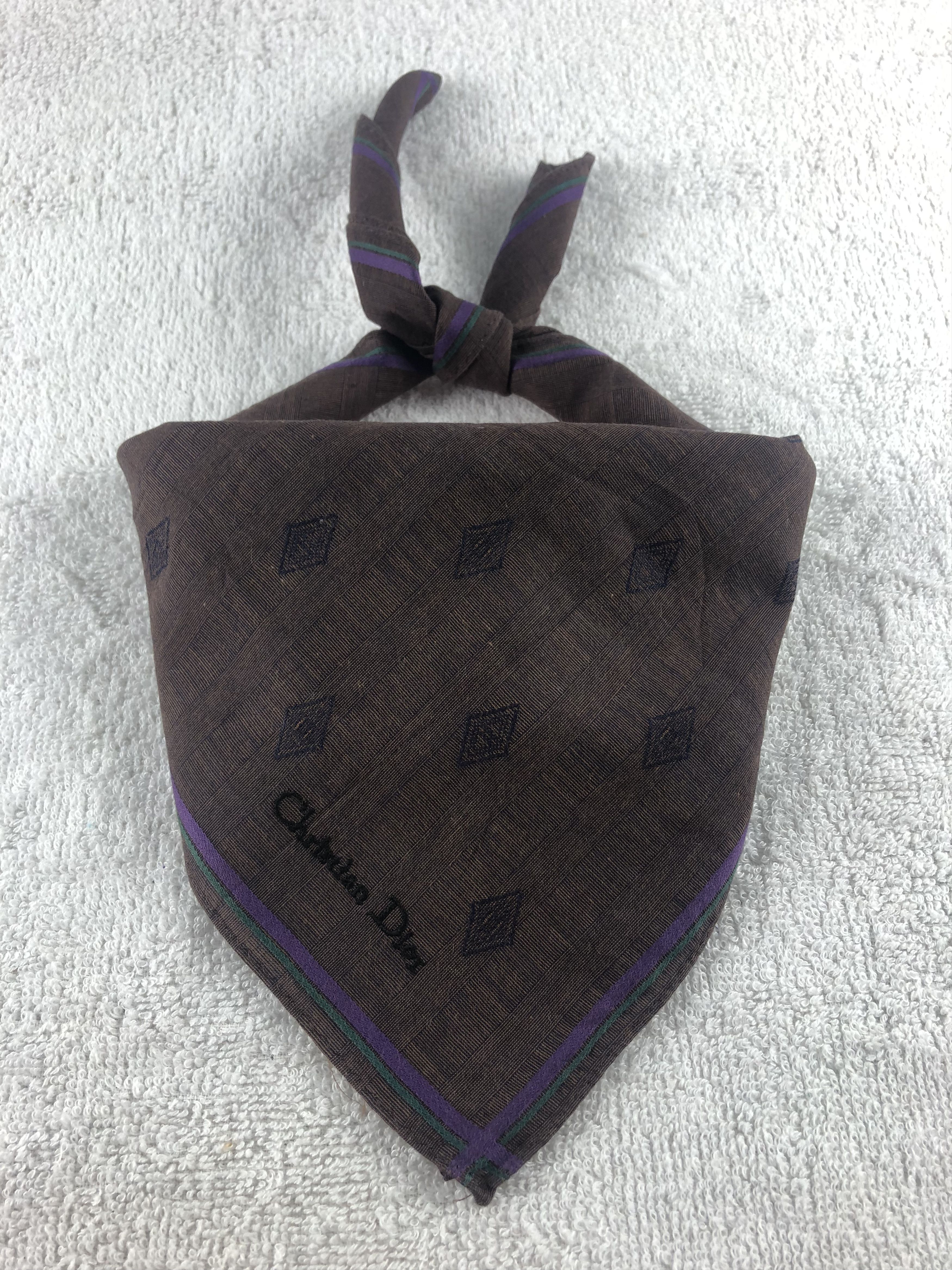Vintage Christian Dior Handkerchief / Bandana / Neckerchief Size ONE SIZE - 1 Thumbnail