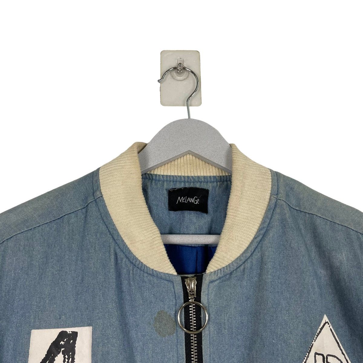 Japanese Brand 💥 MILANGE RIOT PATCH BOMBER JACKET Size US L / EU 52-54 / 3 - 4 Thumbnail
