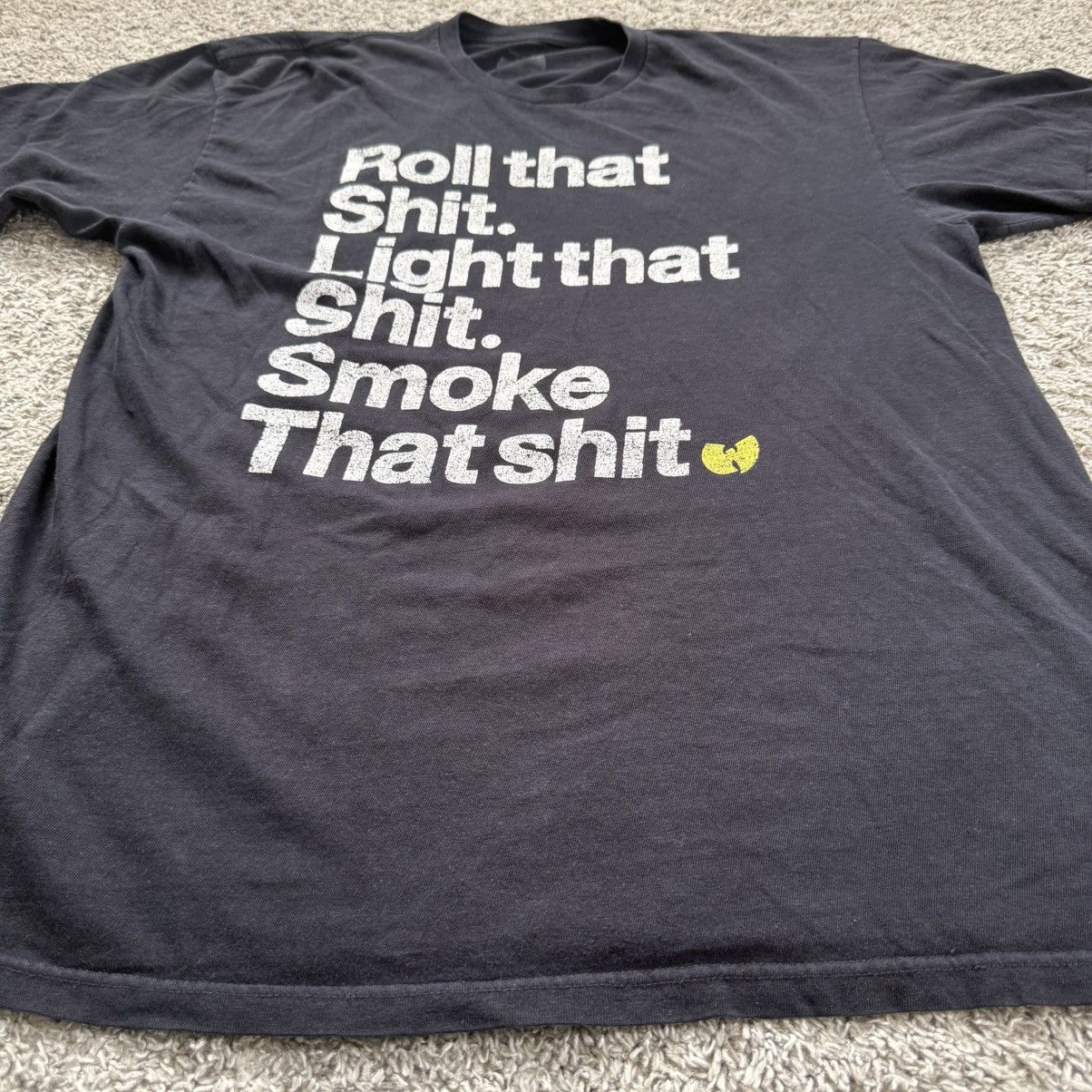 Wu-Tang Clan 🔴Wu-Tang Shirt Sz XL Smoke That Roll That WuTang Method Man Size US XL / EU 56 / 4 - 11 Thumbnail