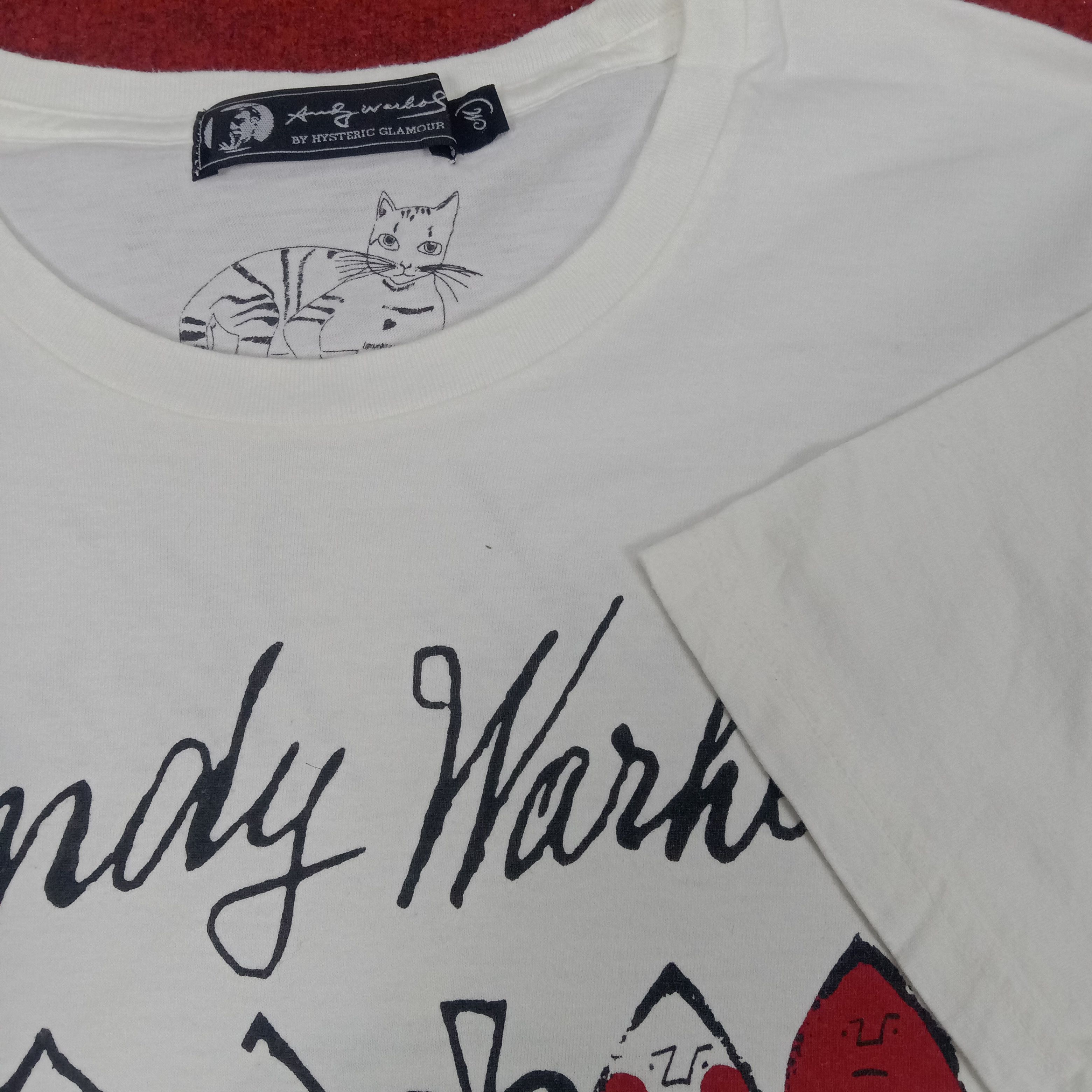 Andy Warhol × Hysteric Glamour × Japanese Brand Hysteric Glamour X Andy Warhol Custom Art Style Tshirt Size US S / EU 44-46 / 1 - 9 Thumbnail