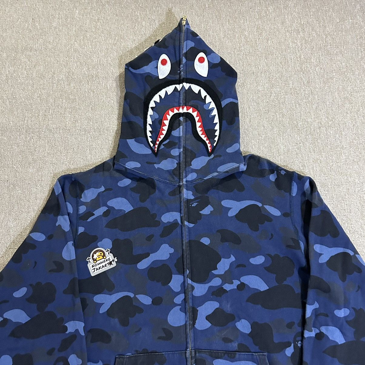 Bape Color Camo Shark Full Zip Hoodie Size US XXL / EU 58 / 5 - 2 Thumbnail