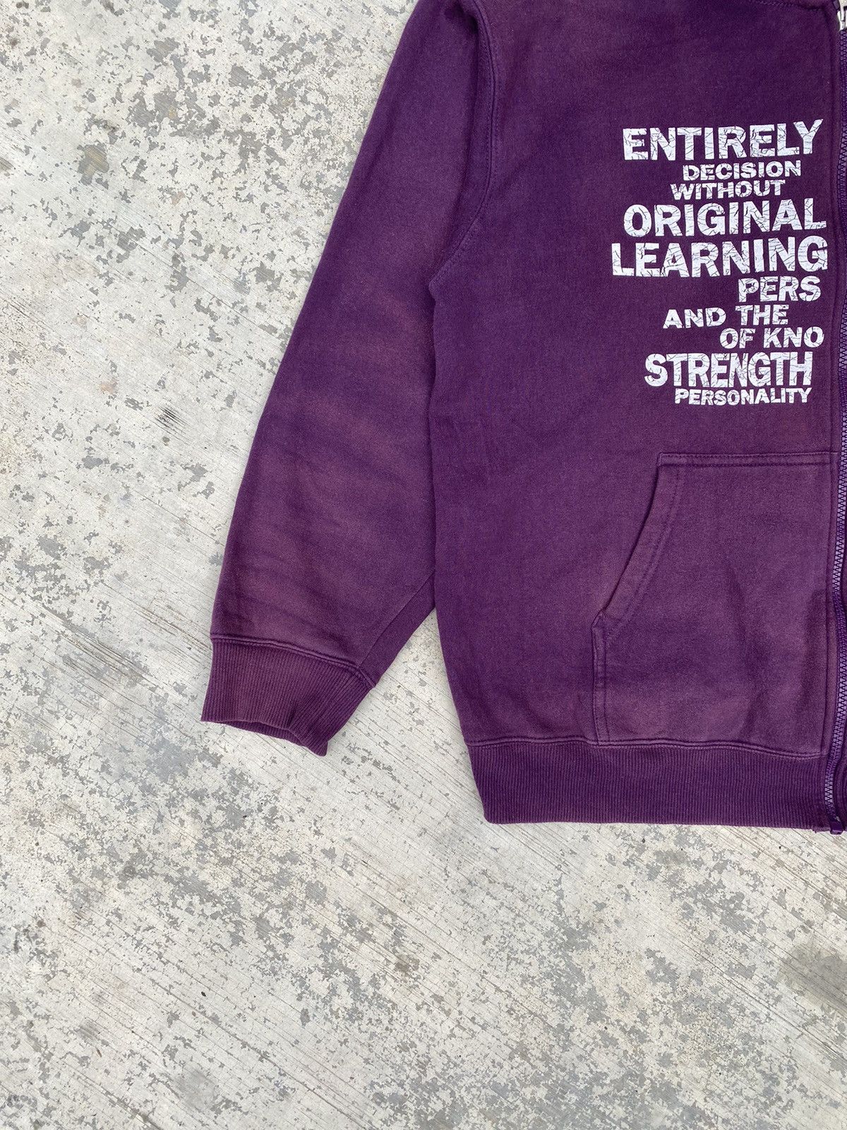Japanese Brand Sorridere sun faded punk zip up hodfies Size US L / EU 52-54 / 3 - 5 Thumbnail