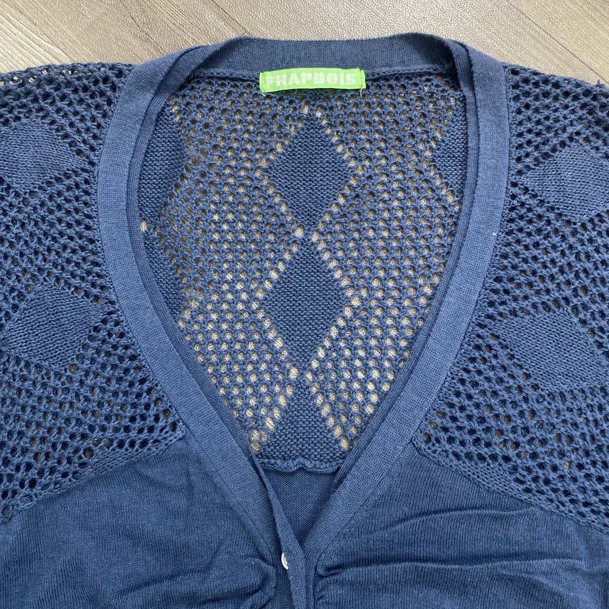 Frapbois Vintage Issey Miyake Frapbois Transparence Cardigan Size S / US 4 / IT 40 - 6 Thumbnail