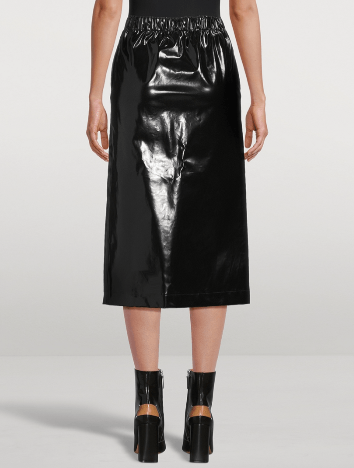 Maison Margiela BNWT AW23 MAISON MARGIELA PATENT MIDI SKIRT 38 Size 26" / US 2 / IT 38 - 12 Thumbnail