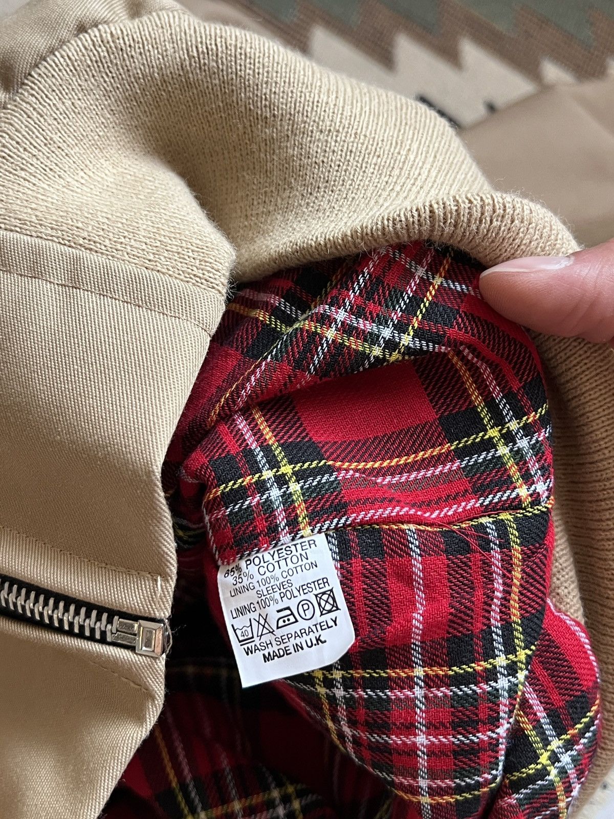 Vintage Vintage England Harrington Style Jacket Size US XXL / EU 58 / 5 - 8 Thumbnail