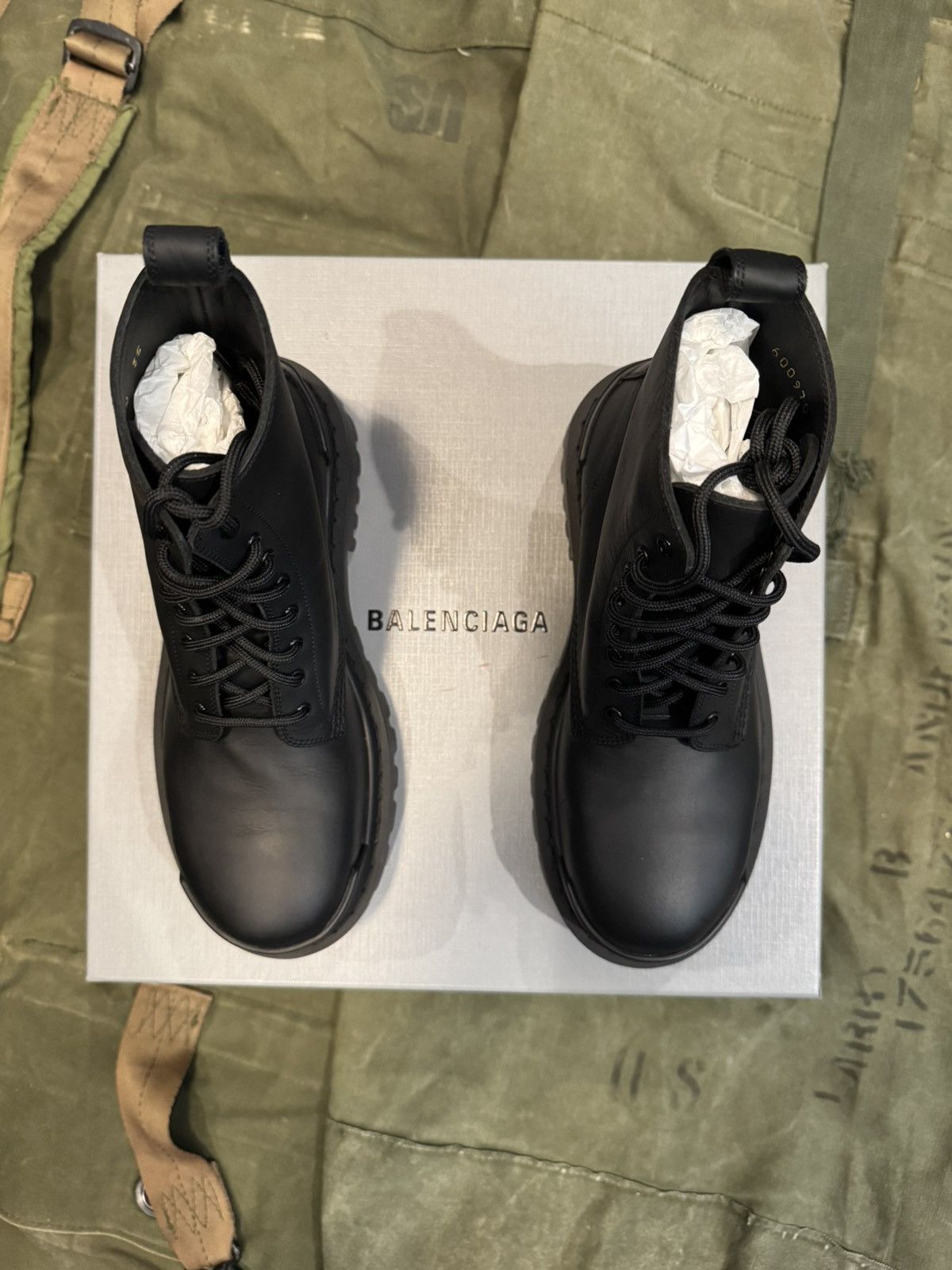 Balenciaga Balenciaga Strike Lace-up Boot Size US 5 / IT 35 - 2 Thumbnail