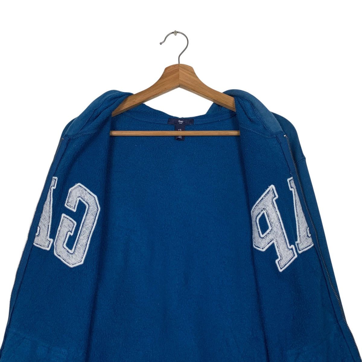 Gap GAP Spellout Big Logo Zipper Hoodie Sweatshirt #3617-C165 Size US M / EU 48-50 / 2 - 11 Thumbnail