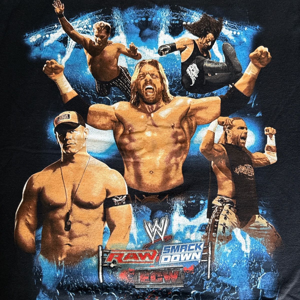 WWE 2008 WWE Multibrand Double-Sided Graphic Tee Size US L / EU 52-54 / 3 - 4 Thumbnail