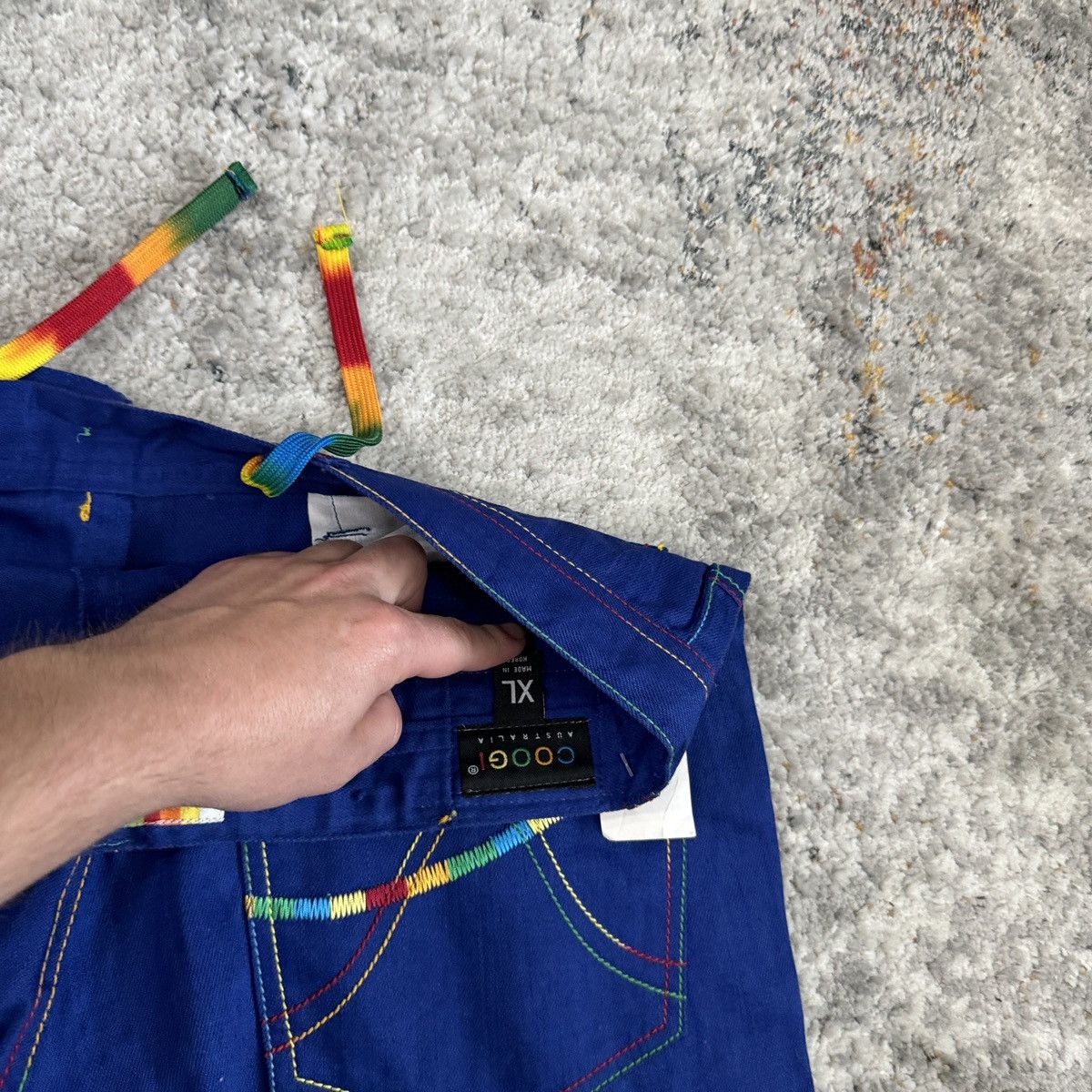 Coogi × Vintage Crazy Vintage y2k Coogi wide leg baggy shorts Size US 36 / EU 52 - 5 Thumbnail