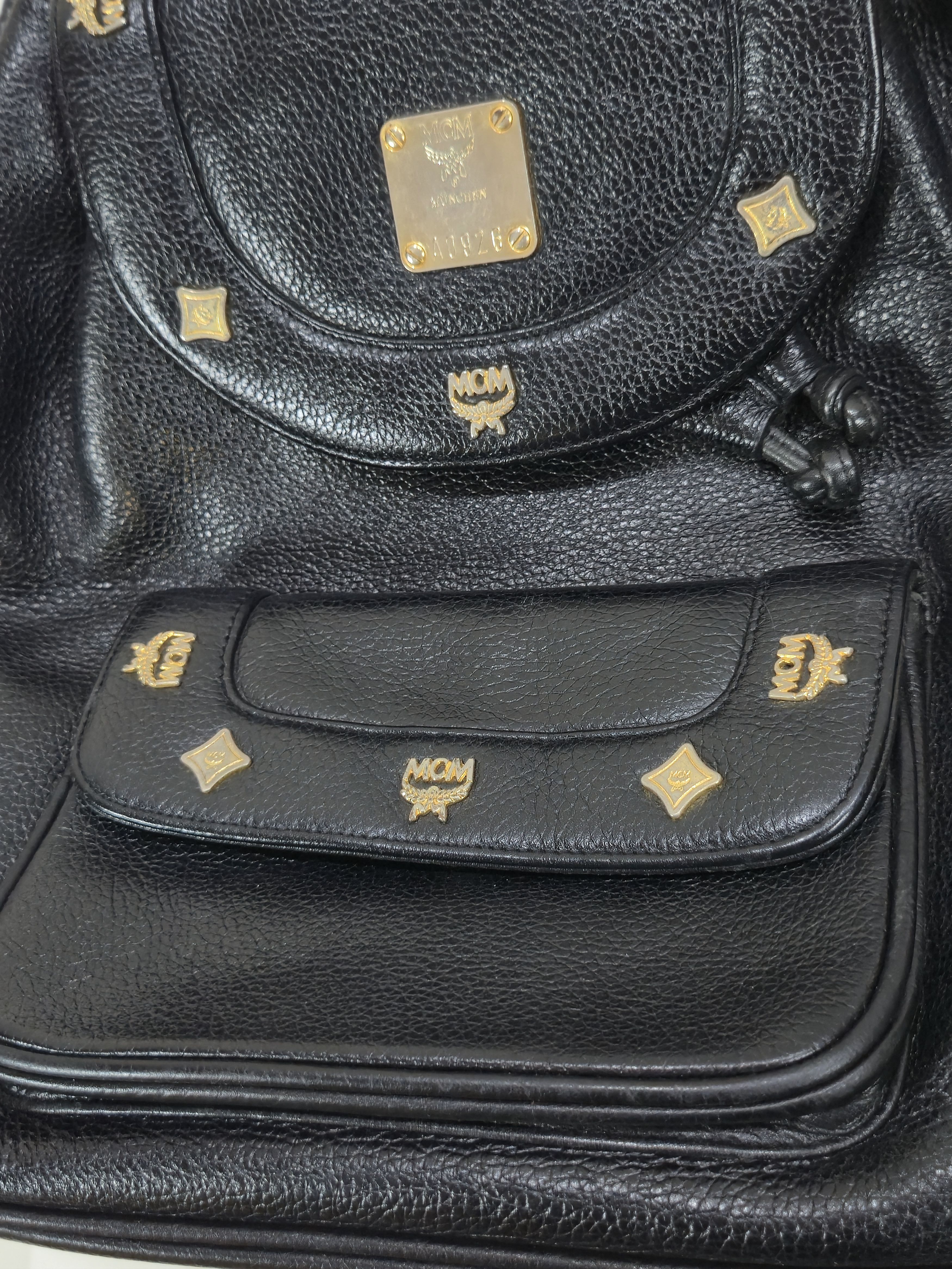 MCM Vintage MCM Gold Hardware Backpack / Bag Size ONE SIZE - 3 Thumbnail
