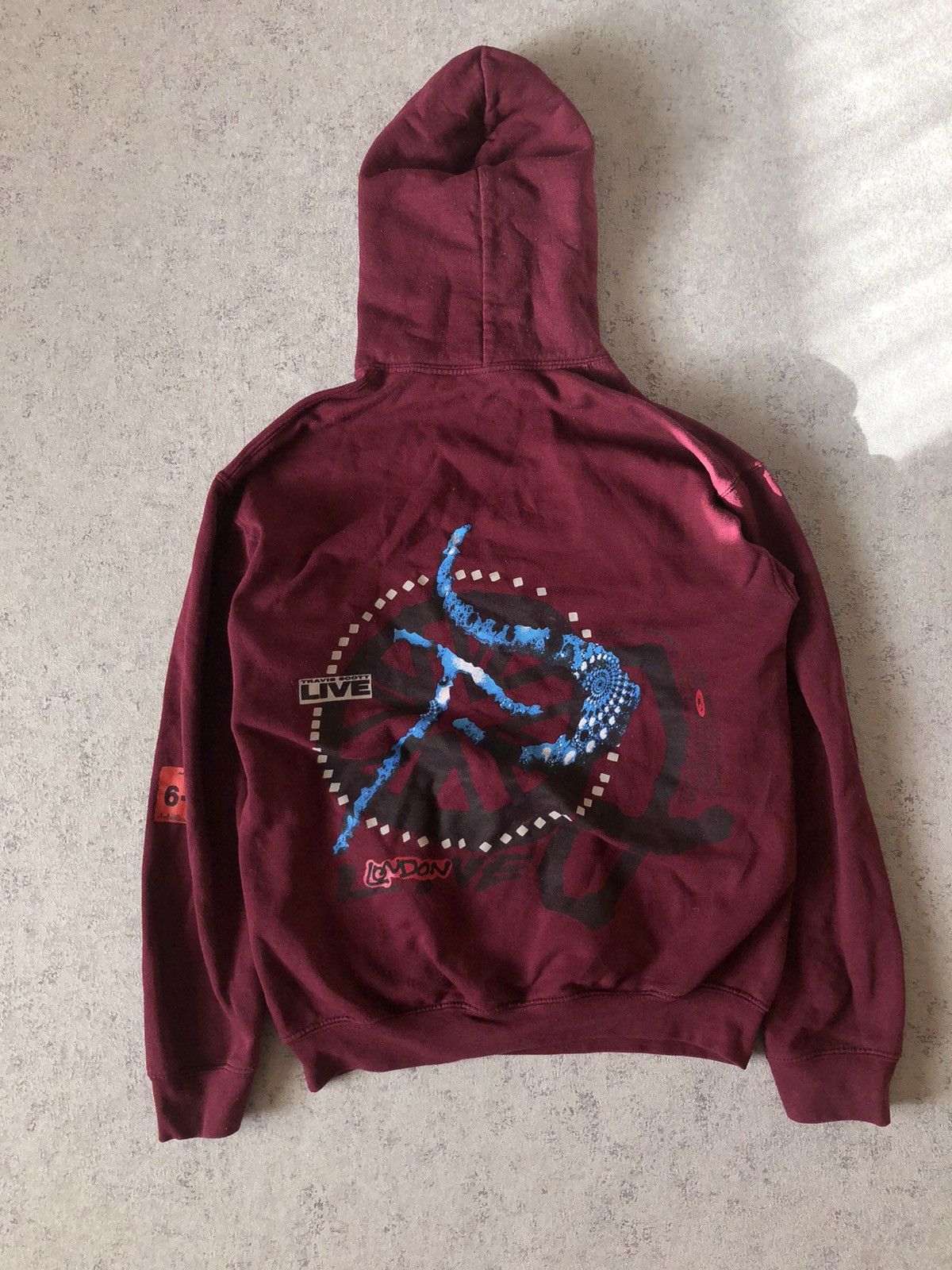 Rap Tees × Travis Scott TRAVIS SCOTT O2 LIVE LONDON HOODIE Size US M / EU 48-50 / 2 - 1 Thumbnail