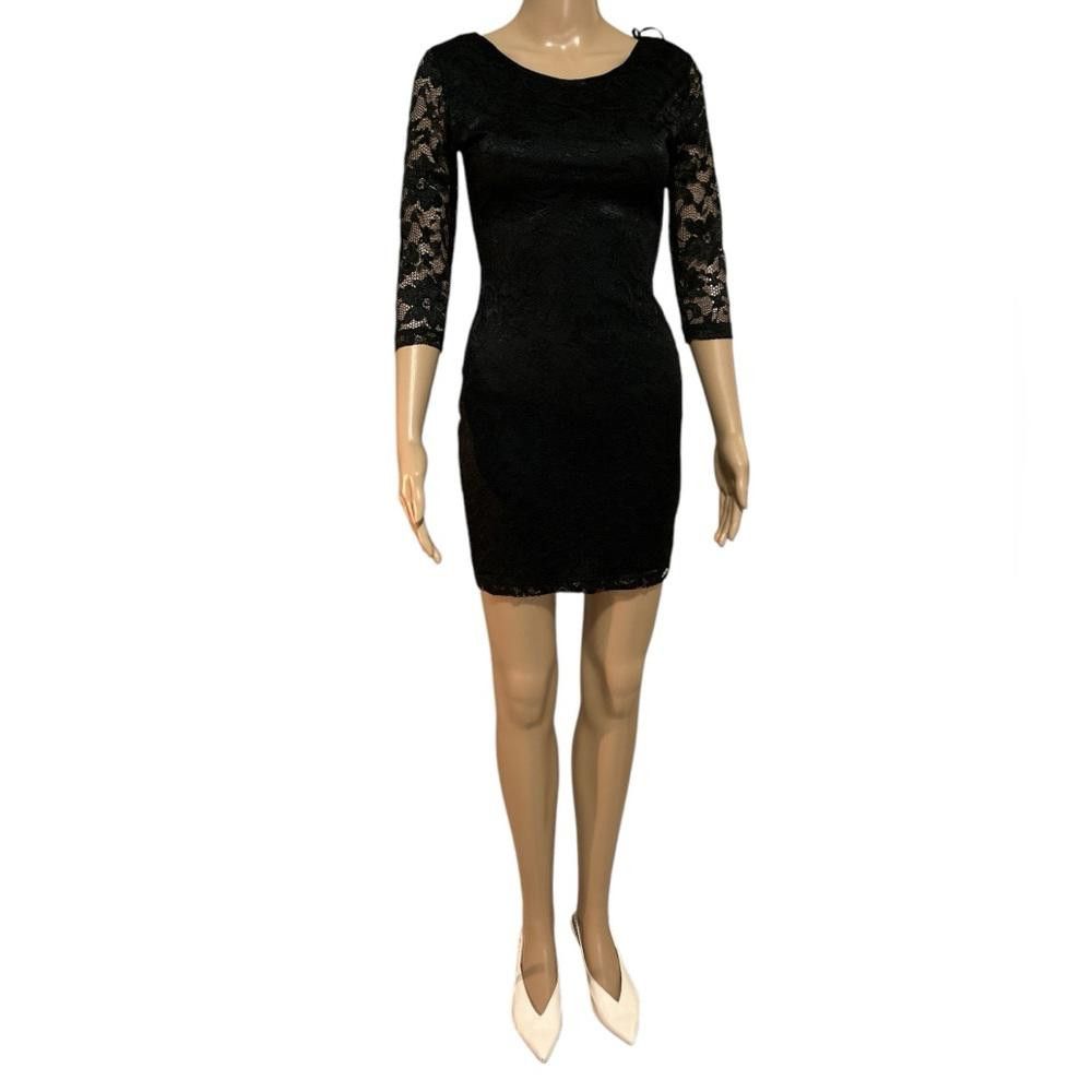 Guess Elegant Black Lace Dress Size XS / US 0-2 / IT 36-38 - 1 Thumbnail